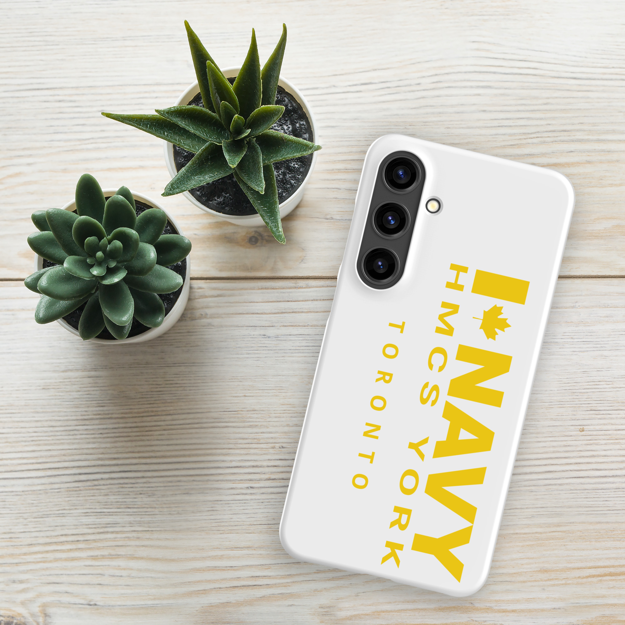 NAVY HMCS YORK Snap case for Samsung® (Yellow Text) - Image 18