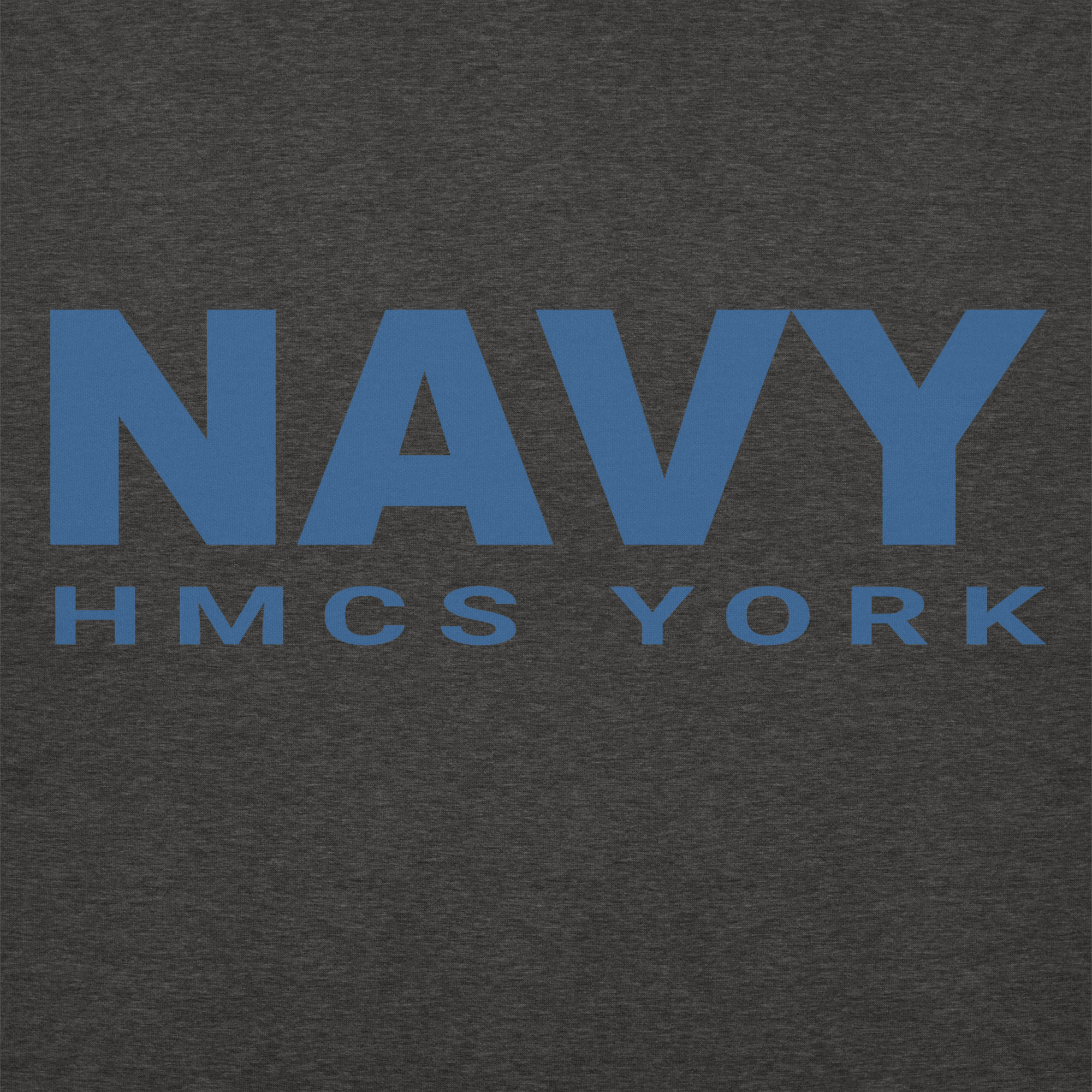 NAVY HMCS YORK Unisex Hoodie (Blue Font)