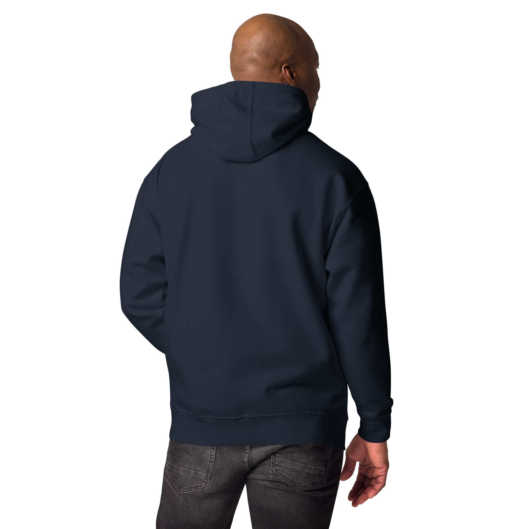 NAVY HMCS YORK Unisex Hoodie (Blue Font) - Image 10