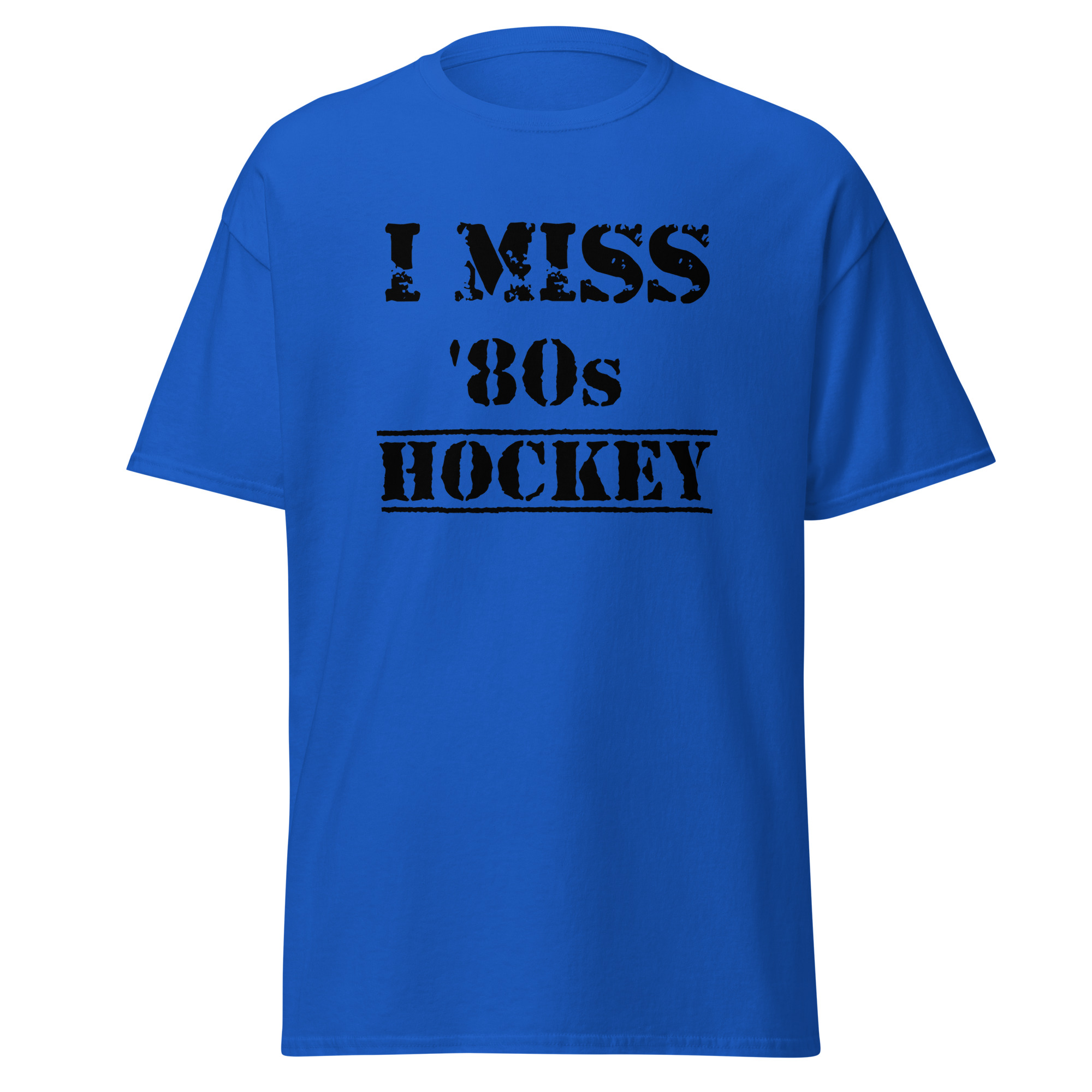 I MISS 80s HOCKEY Unisex classic tee - Image 3