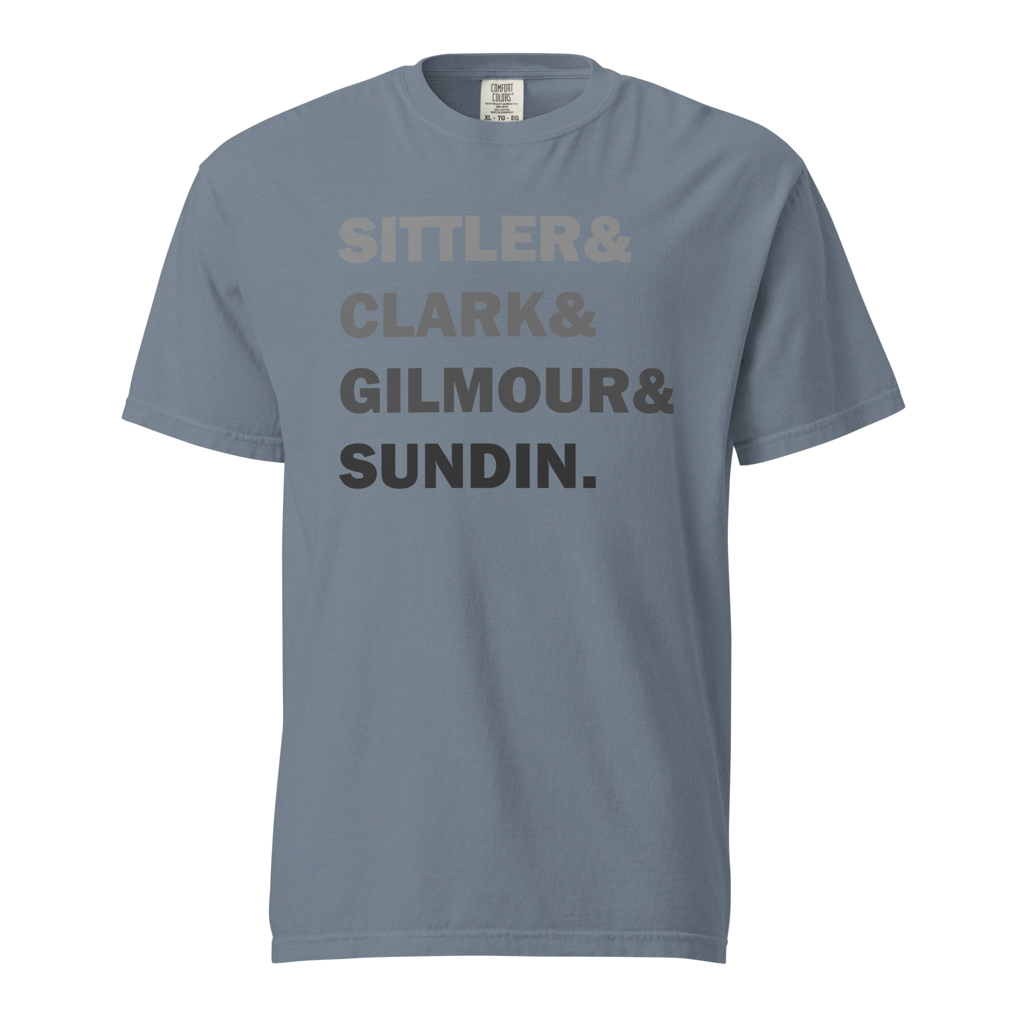 SITTLER&CLARK&GILMOUR&SUNDIN (Grey Edition) Unisex garment-dyed heavyweight t-shirt - Image 3