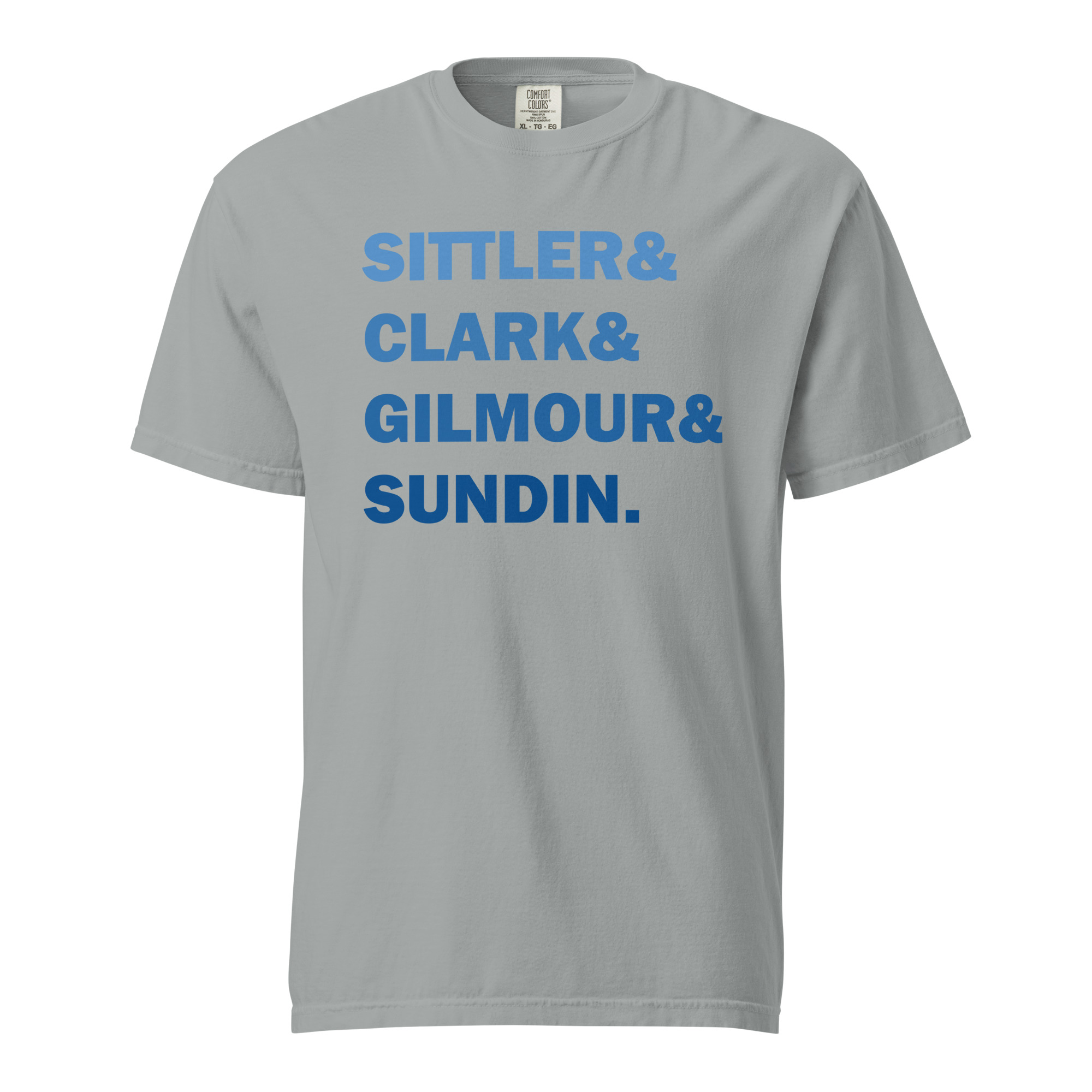 SITTLER&CLARK&GILMOUR&SUNDIN (Blue Edition) Unisex garment-dyed heavyweight t-shirt - Image 6