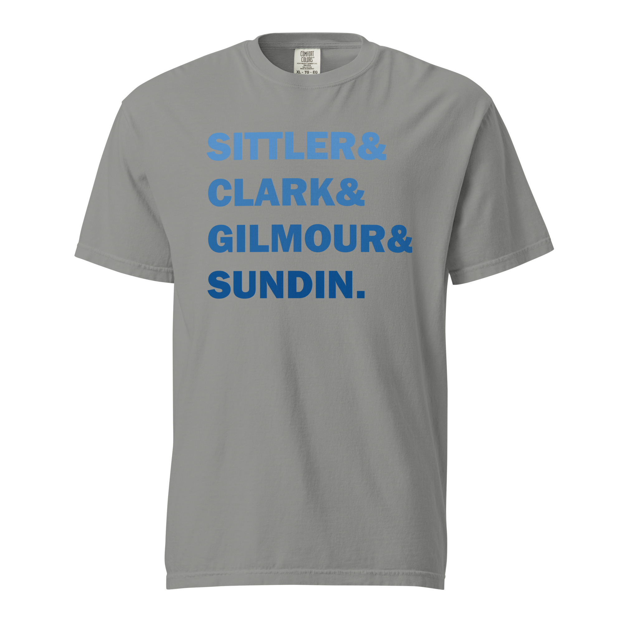 SITTLER&CLARK&GILMOUR&SUNDIN (Blue Edition) Unisex garment-dyed heavyweight t-shirt - Image 5