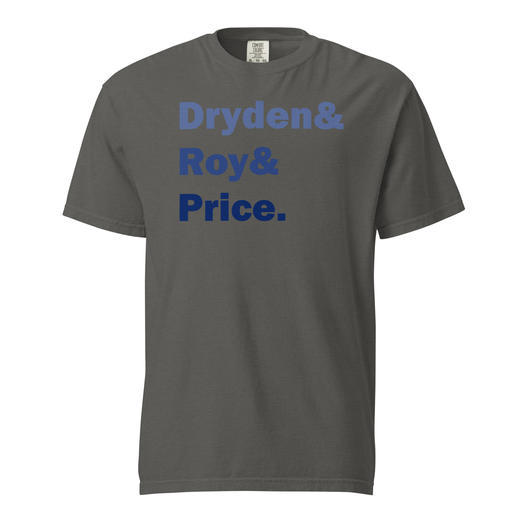 DRYDEN&ROY&PRICE (Blue Edition) Unisex garment-dyed heavyweight t-shirt - Image 3
