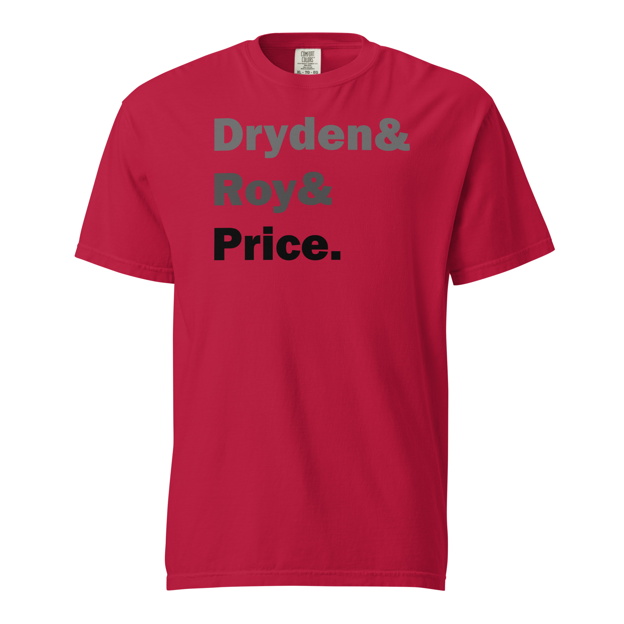 DRYDEN&ROY&PRICE (Grey Edition) Unisex garment-dyed heavyweight t-shirt - Image 2