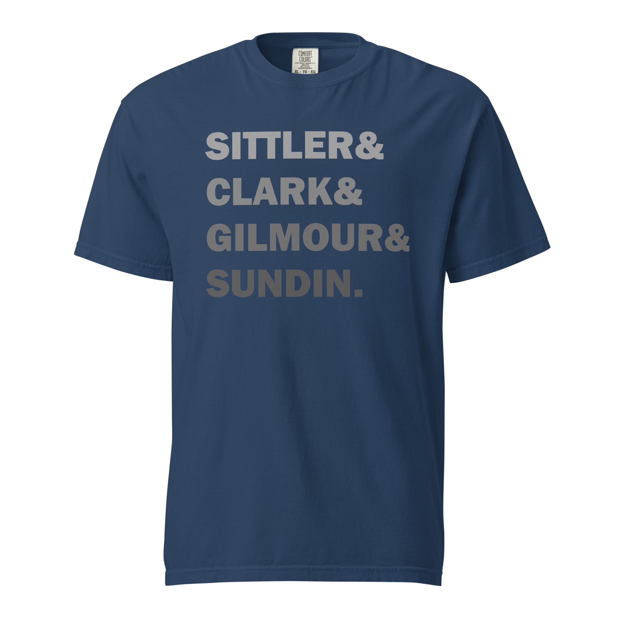 SITTLER&CLARK&GILMOUR&SUNDIN (Grey Edition) Unisex garment-dyed heavyweight t-shirt