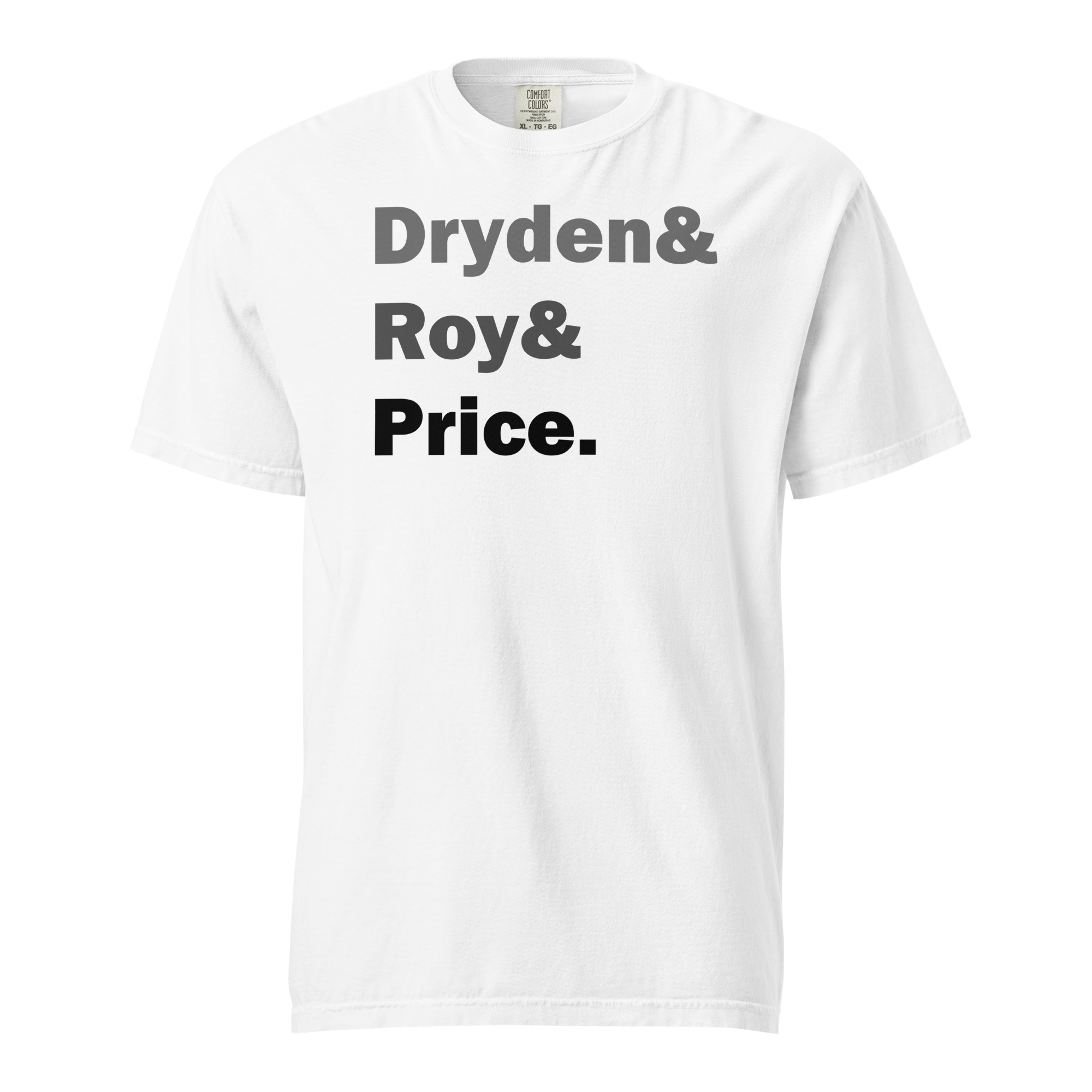 DRYDEN&ROY&PRICE (Grey Edition) Unisex garment-dyed heavyweight t-shirt - Image 11