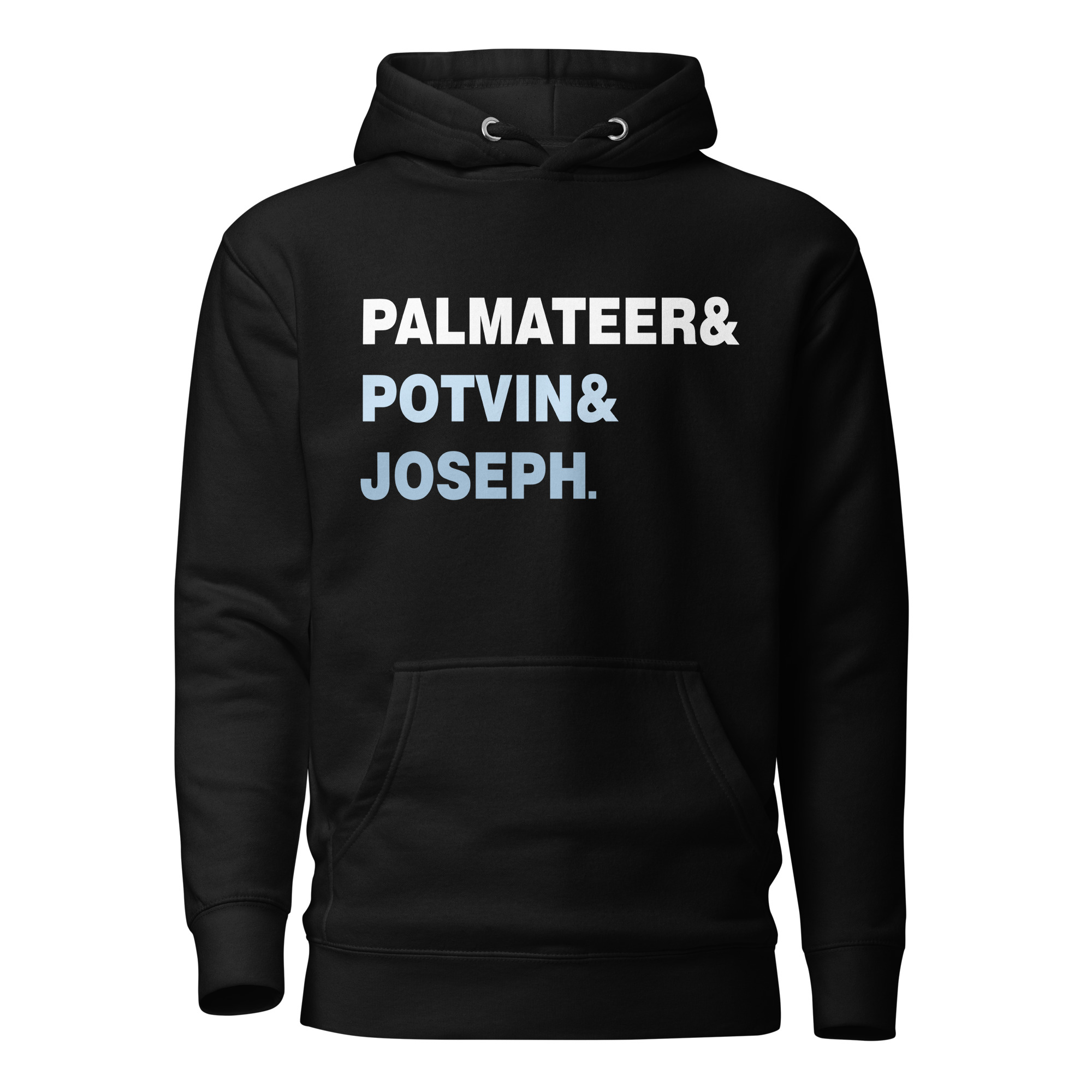 PALMATEER&POTVIN&JOSEPH (Blue & White Edition) Unisex Hoodie