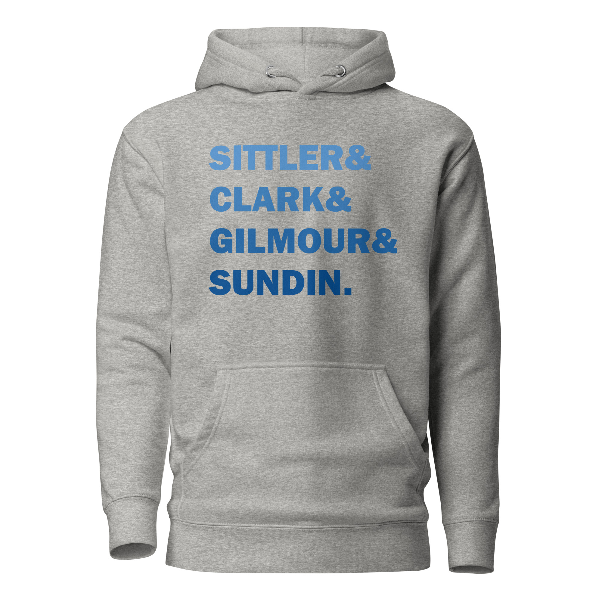 SITTLER&CLARK&GILMOUR&SUNDIN (Blue Edition) Unisex Hoodie - Image 8