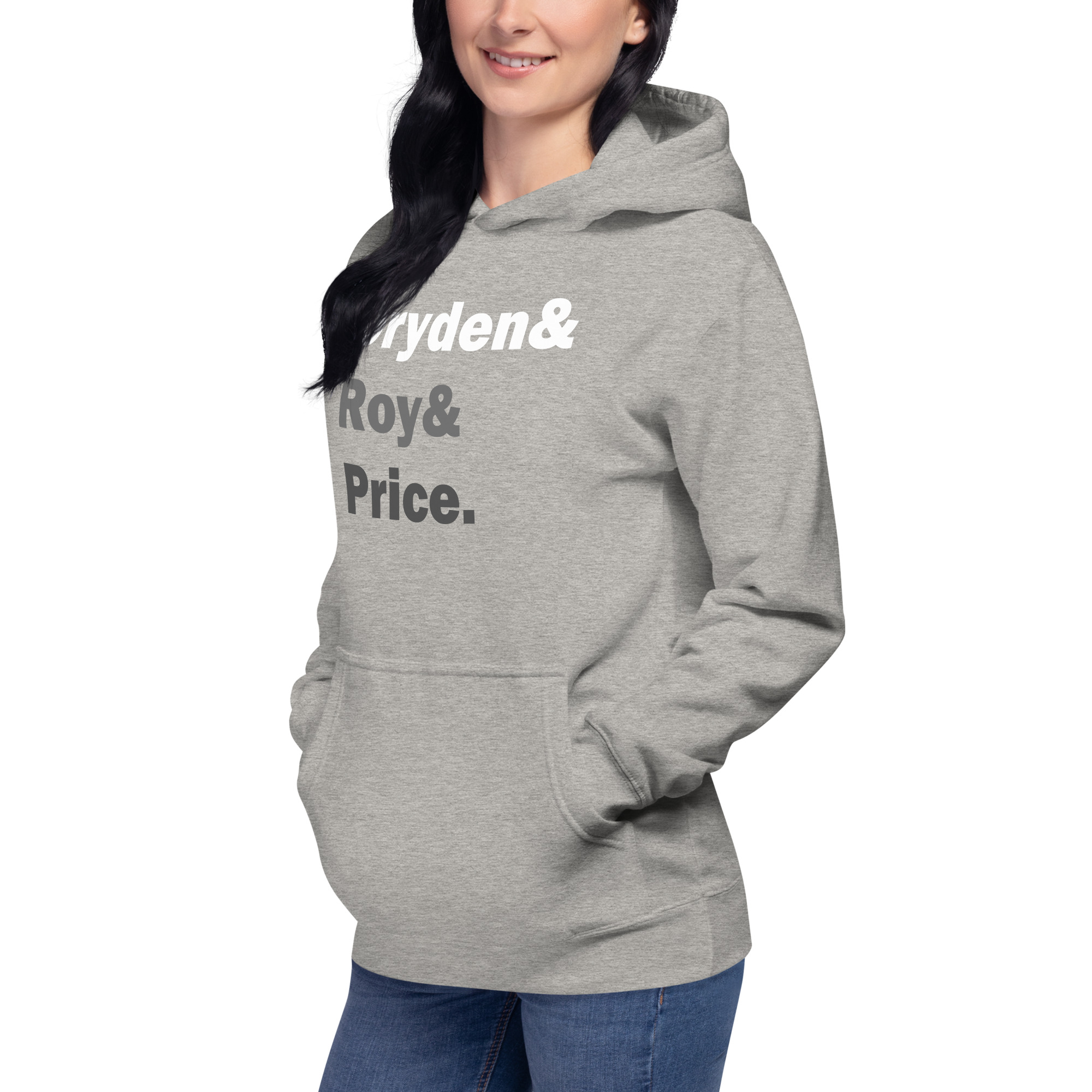 DRYDEN&ROY&PRICE (Black & White Edition) Unisex Hoodie - Image 3