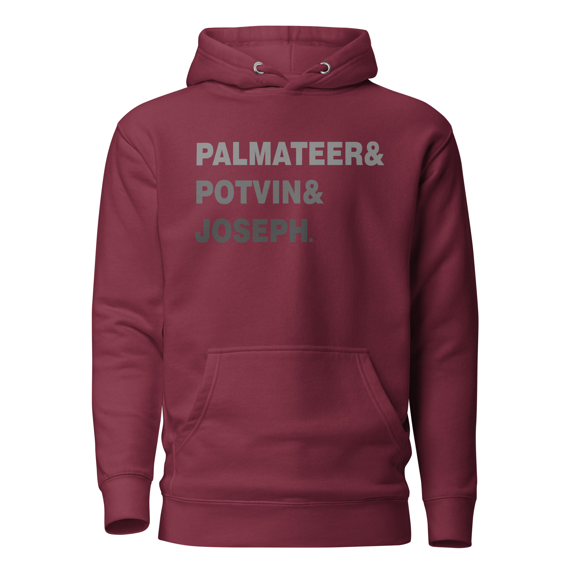 PALMATEER&POTVIN&JOSEPH (Grey Edition) Unisex Hoodie - Image 5