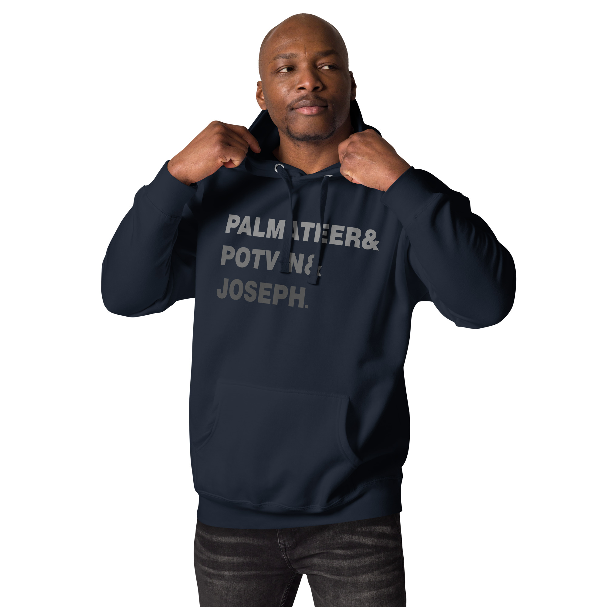 PALMATEER&POTVIN&JOSEPH (Grey Edition) Unisex Hoodie - Image 2