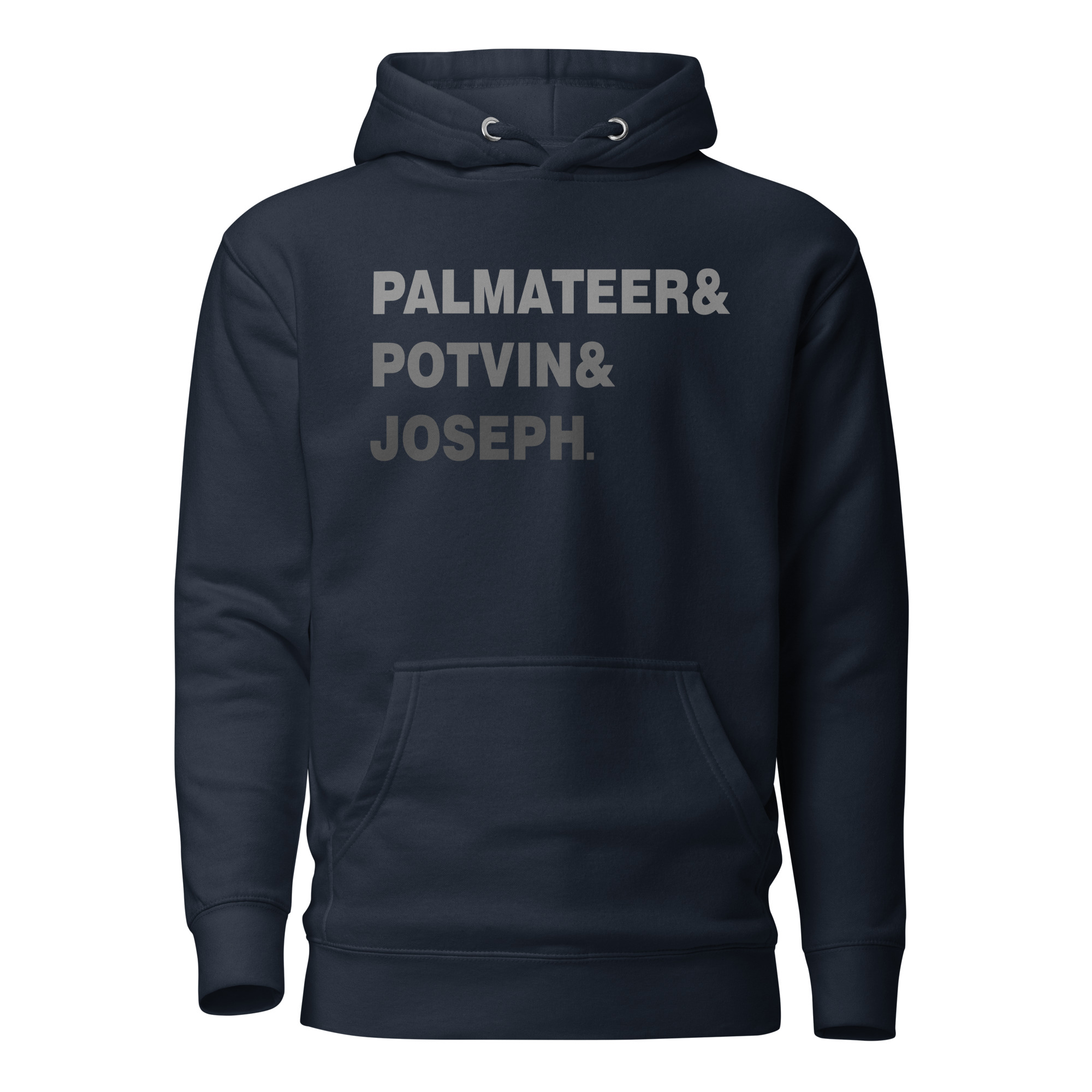PALMATEER&POTVIN&JOSEPH (Grey Edition) Unisex Hoodie - Image 4
