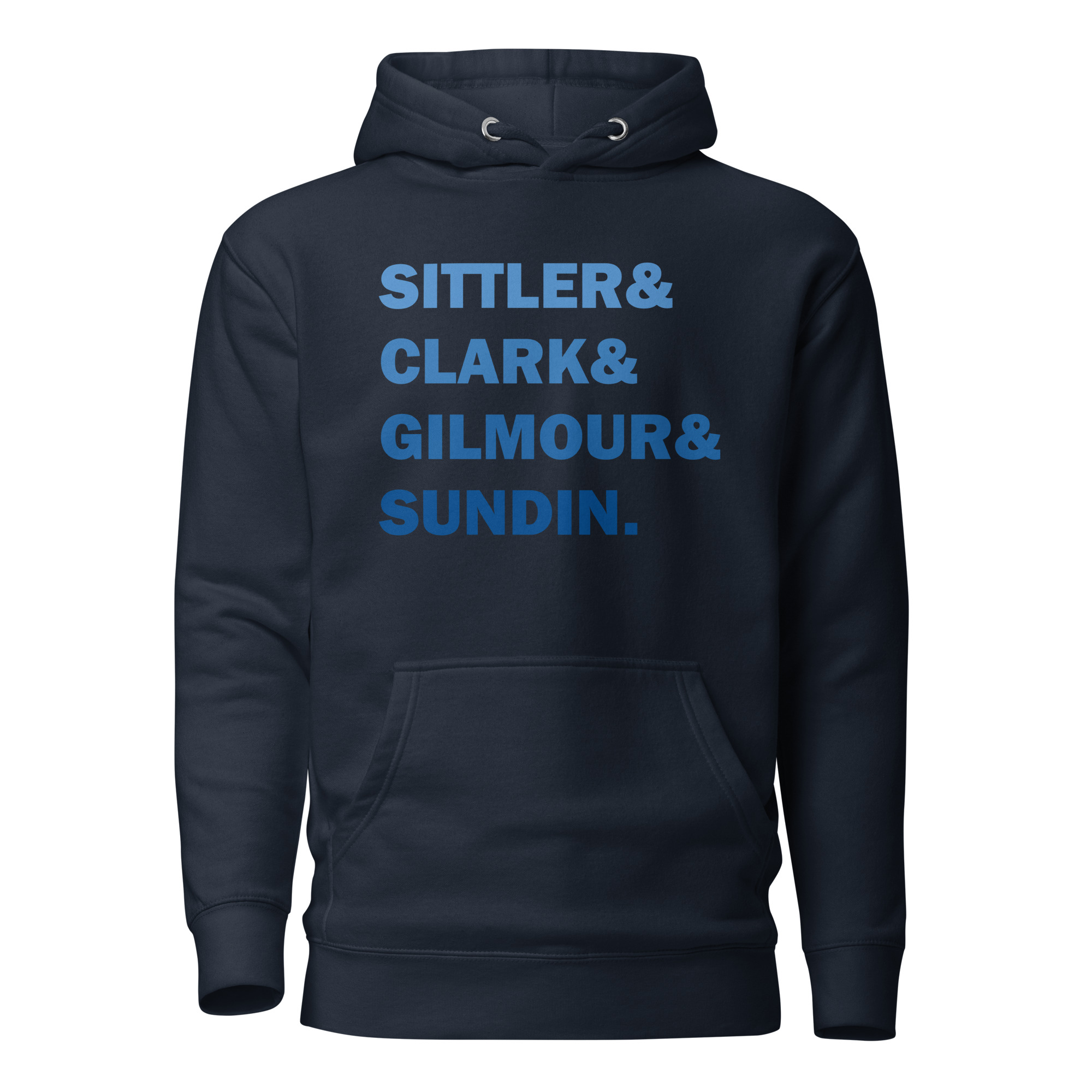 SITTLER&CLARK&GILMOUR&SUNDIN (Blue Edition) Unisex Hoodie - Image 4