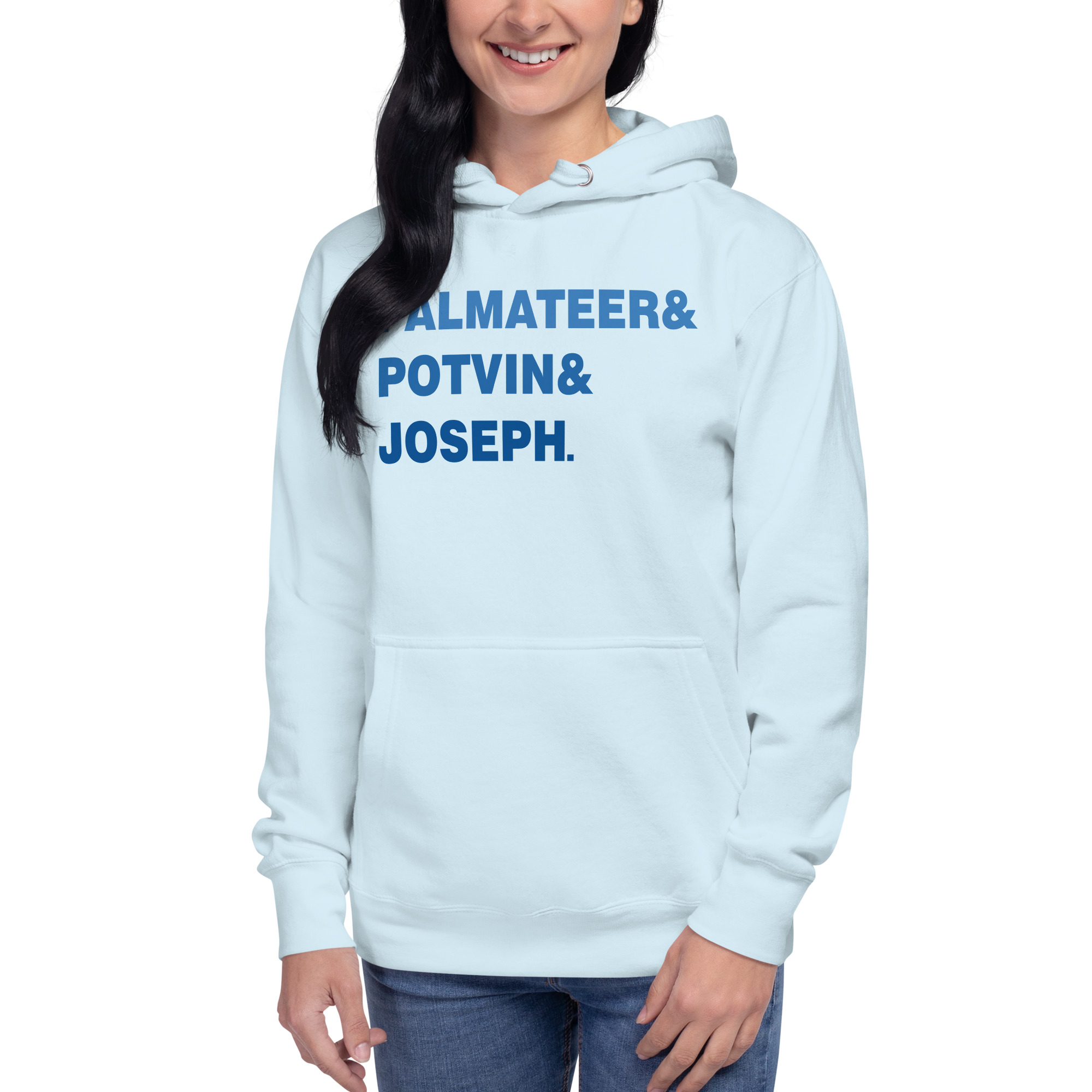PALMATEER&POTVIN&JOSEPH (Blue Edition) Unisex Hoodie - Image 3