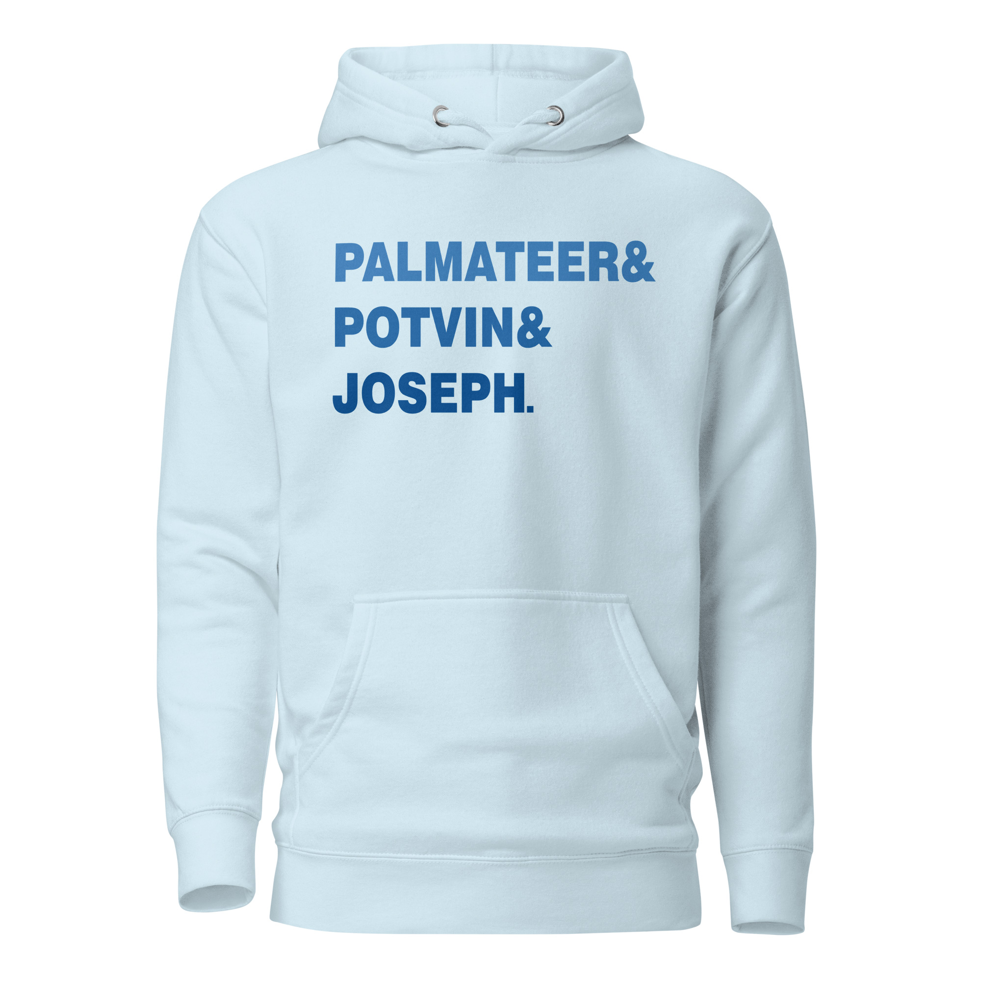 PALMATEER&POTVIN&JOSEPH (Blue Edition) Unisex Hoodie - Image 9