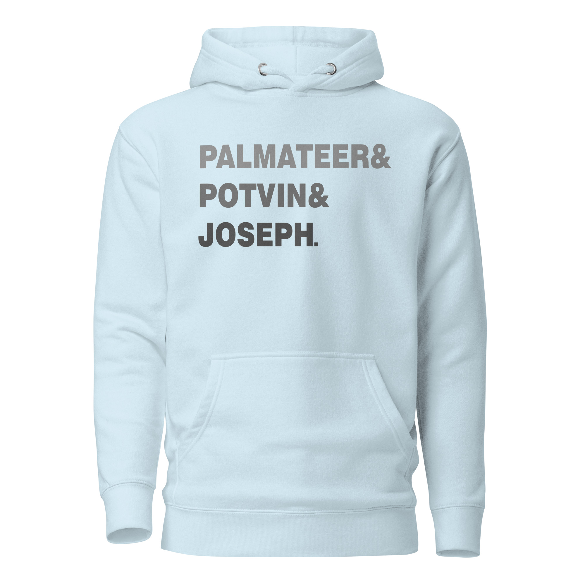 PALMATEER&POTVIN&JOSEPH (Grey Edition) Unisex Hoodie - Image 10