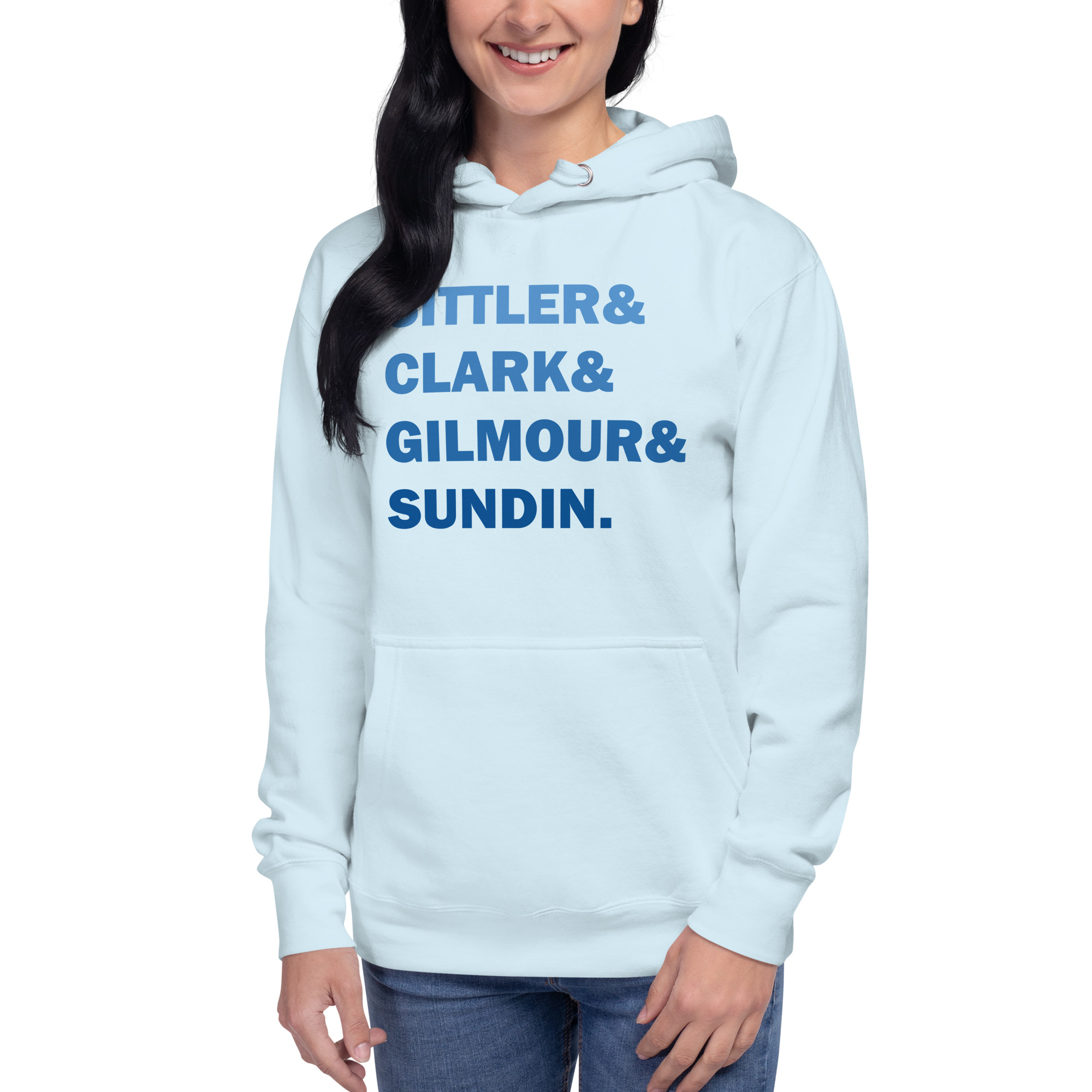 SITTLER&CLARK&GILMOUR&SUNDIN (Blue Edition) Unisex Hoodie - Image 3