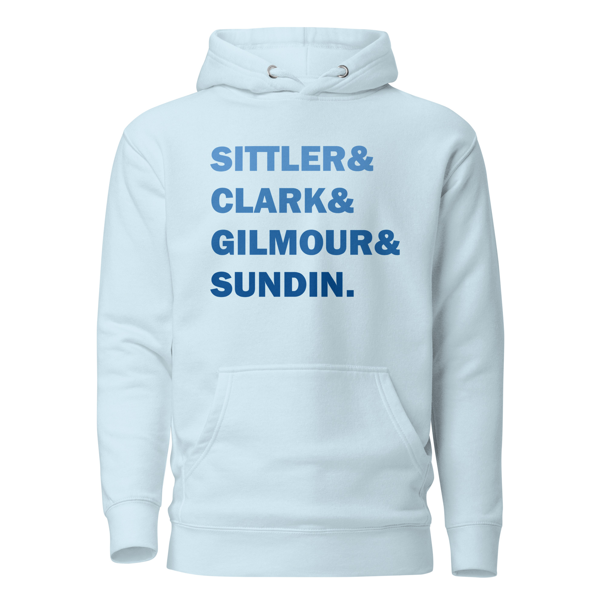 SITTLER&CLARK&GILMOUR&SUNDIN (Blue Edition) Unisex Hoodie - Image 9