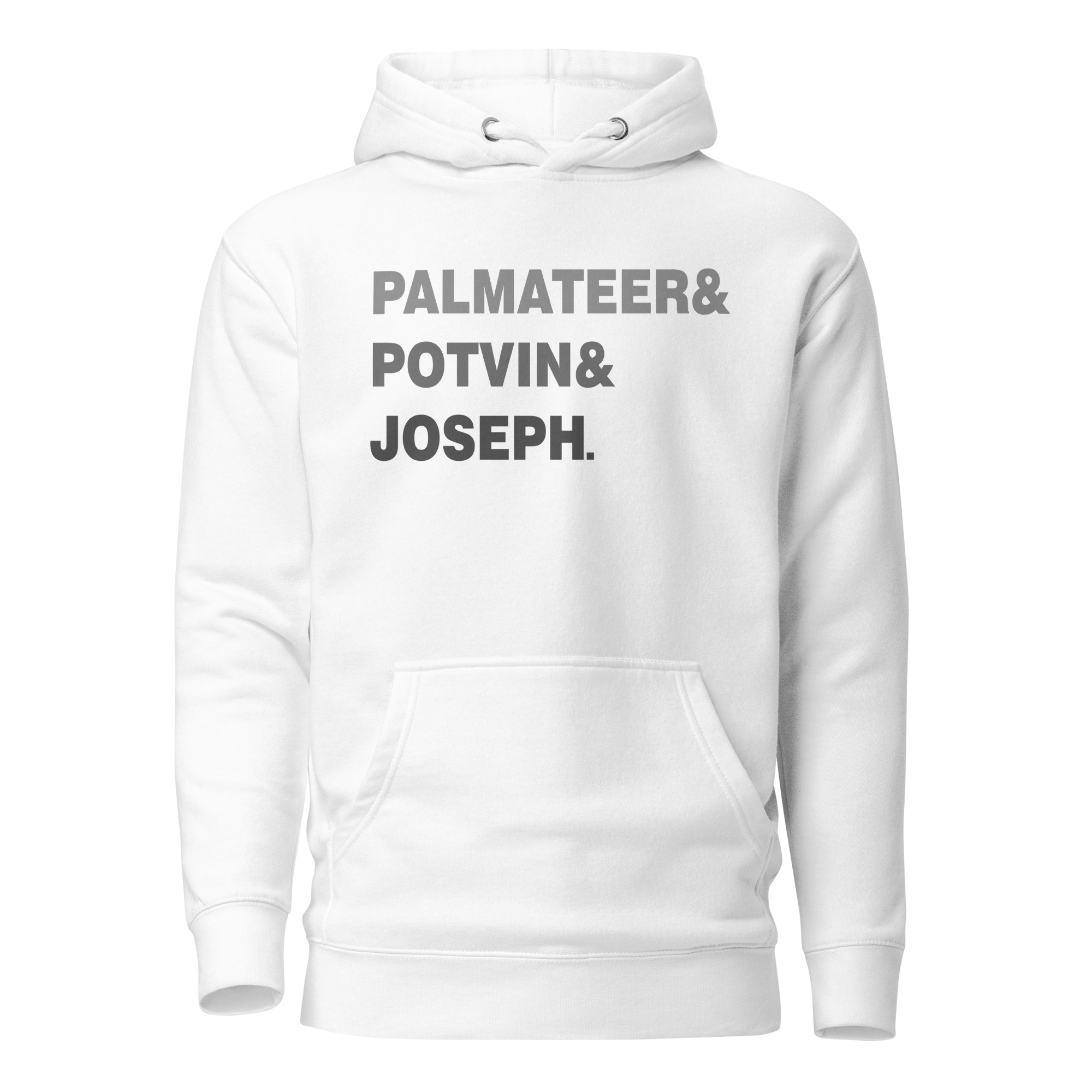 PALMATEER&POTVIN&JOSEPH (Grey Edition) Unisex Hoodie - Image 11