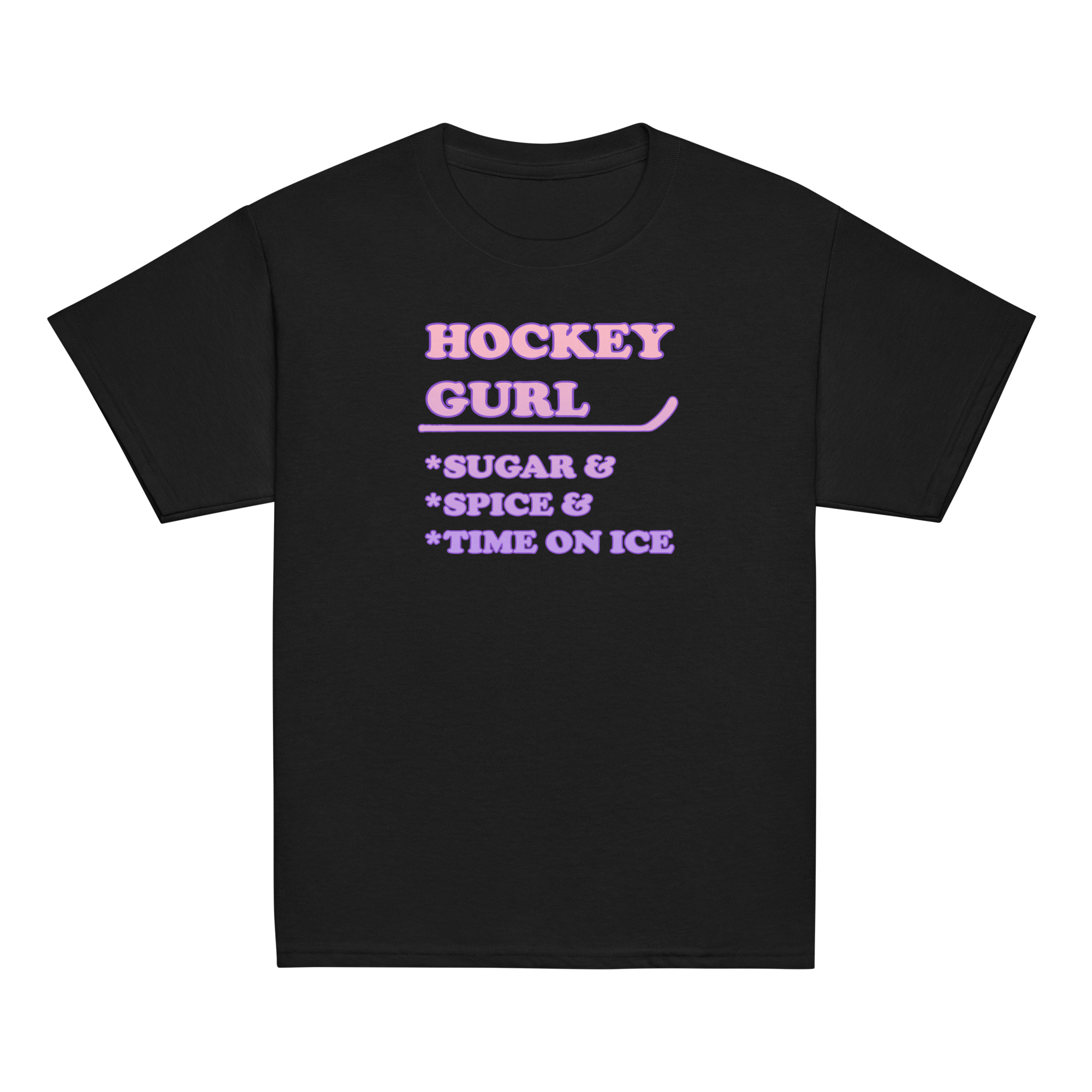 HOCKEY GURL Sugar&Spice&TimeOnIce Youth classic tee - Image 2