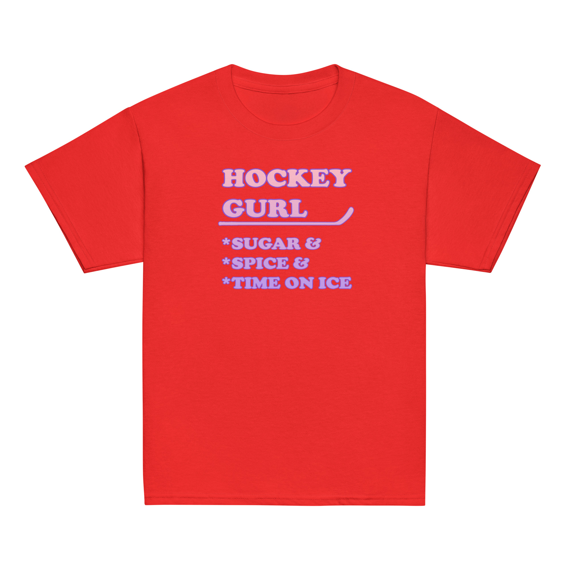 HOCKEY GURL Sugar&Spice&TimeOnIce Youth classic tee - Image 4