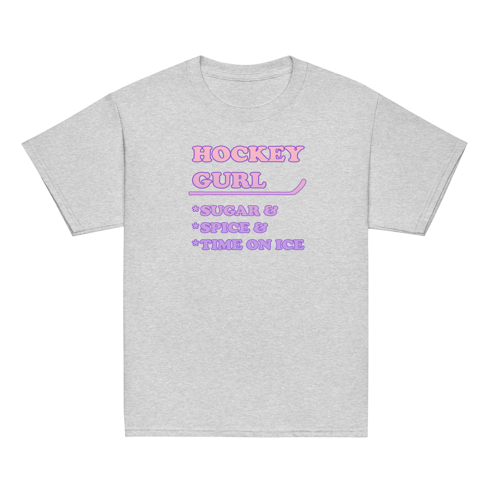 HOCKEY GURL Sugar&Spice&TimeOnIce Youth classic tee - Image 7