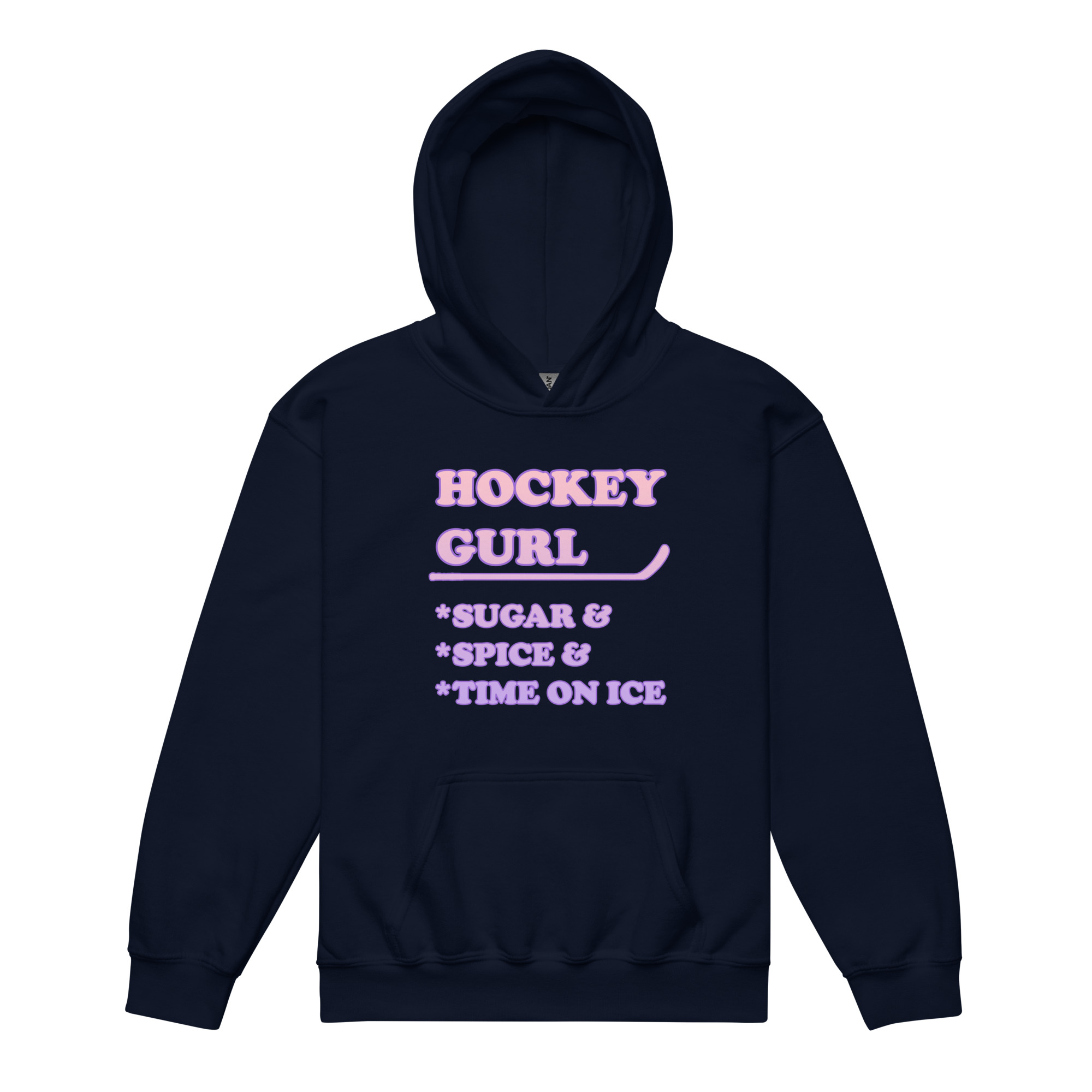 HOCKEY GURL Sugar&Spice&TimeOnIce Youth heavy blend hoodie