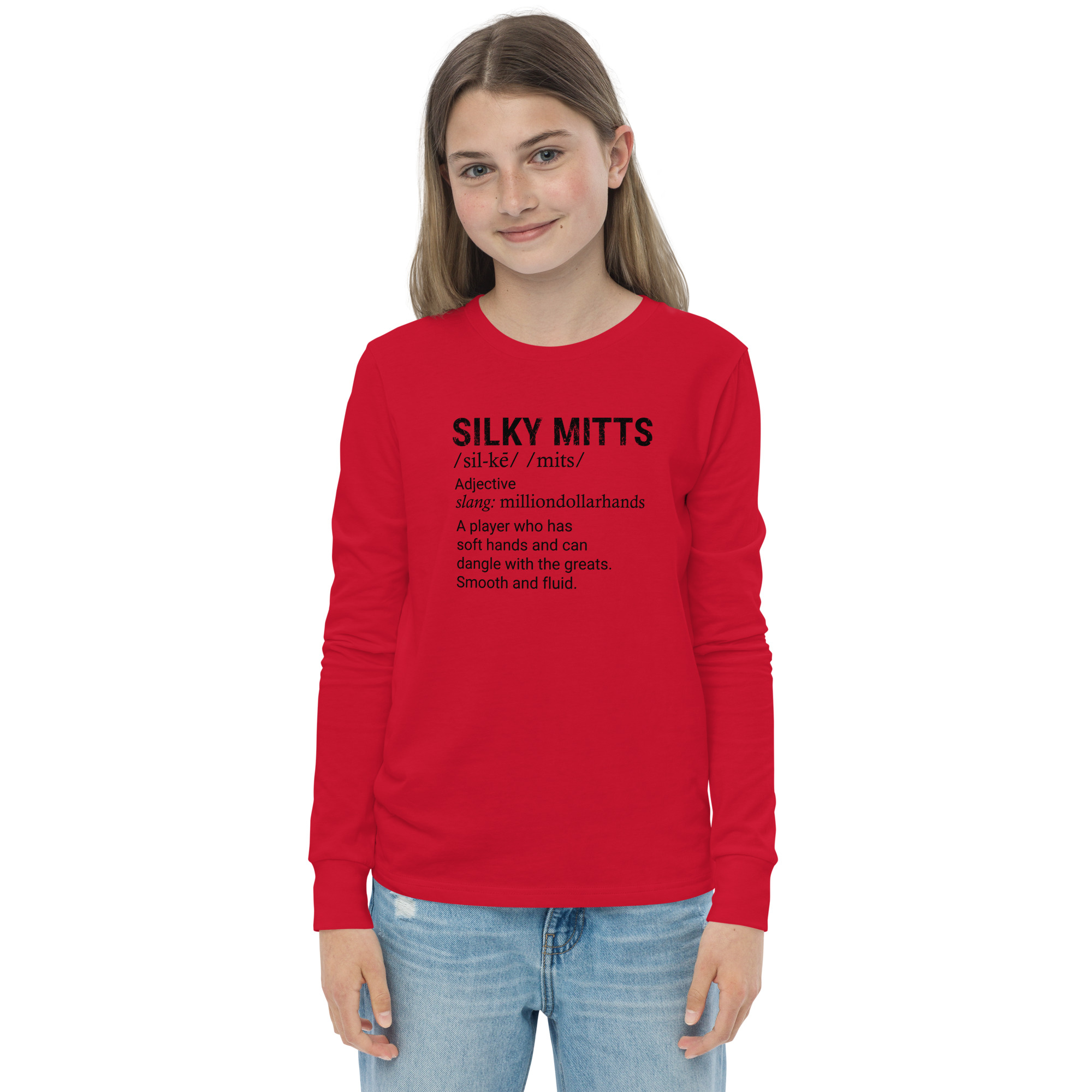 SILKY MITTS GIRLS Youth long sleeve tee - Image 2