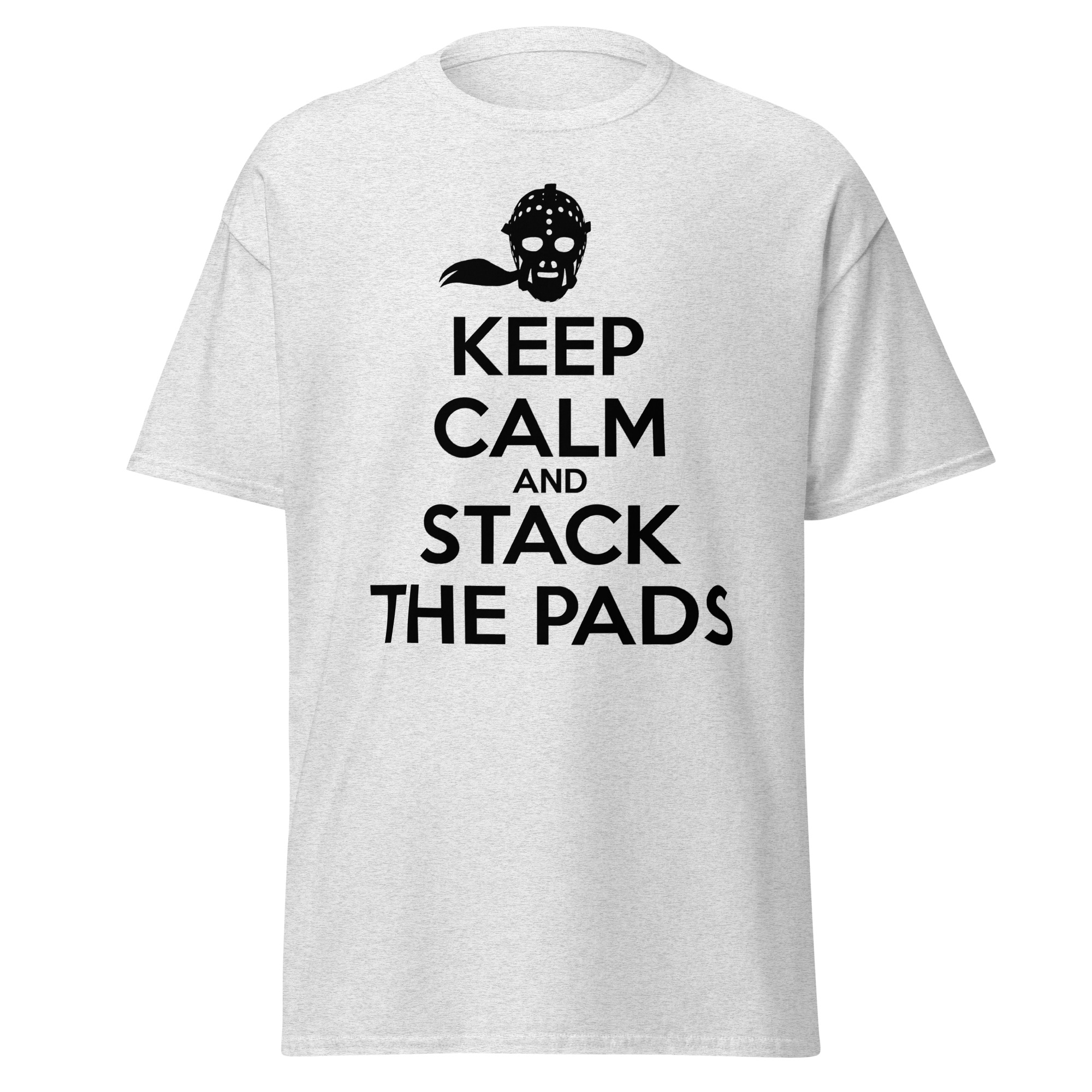 KEEP CALM AND STACK THE PADS (Female Hockey) Unisex classic tee - Image 13