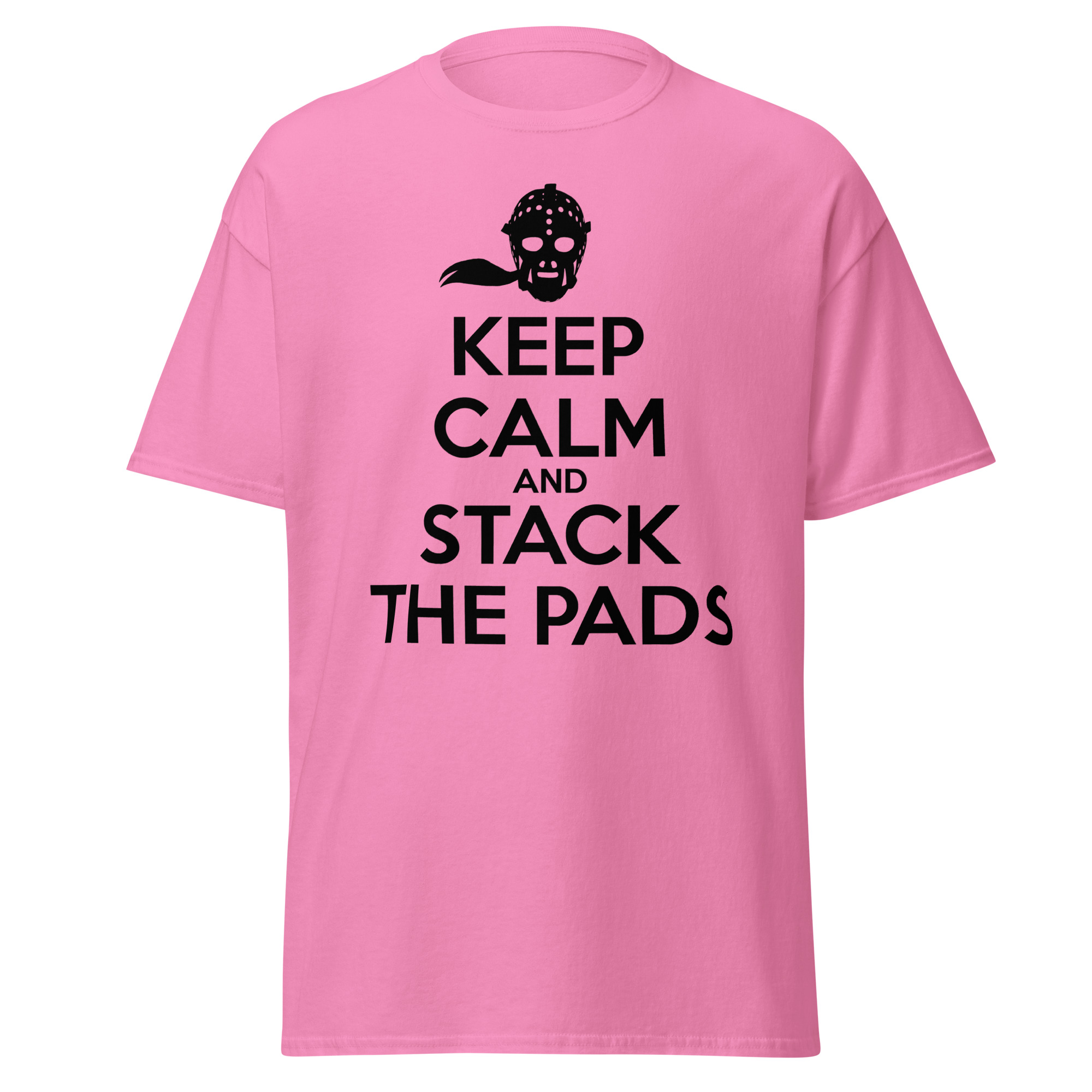 KEEP CALM AND STACK THE PADS (Female Hockey) Unisex classic tee - Image 8