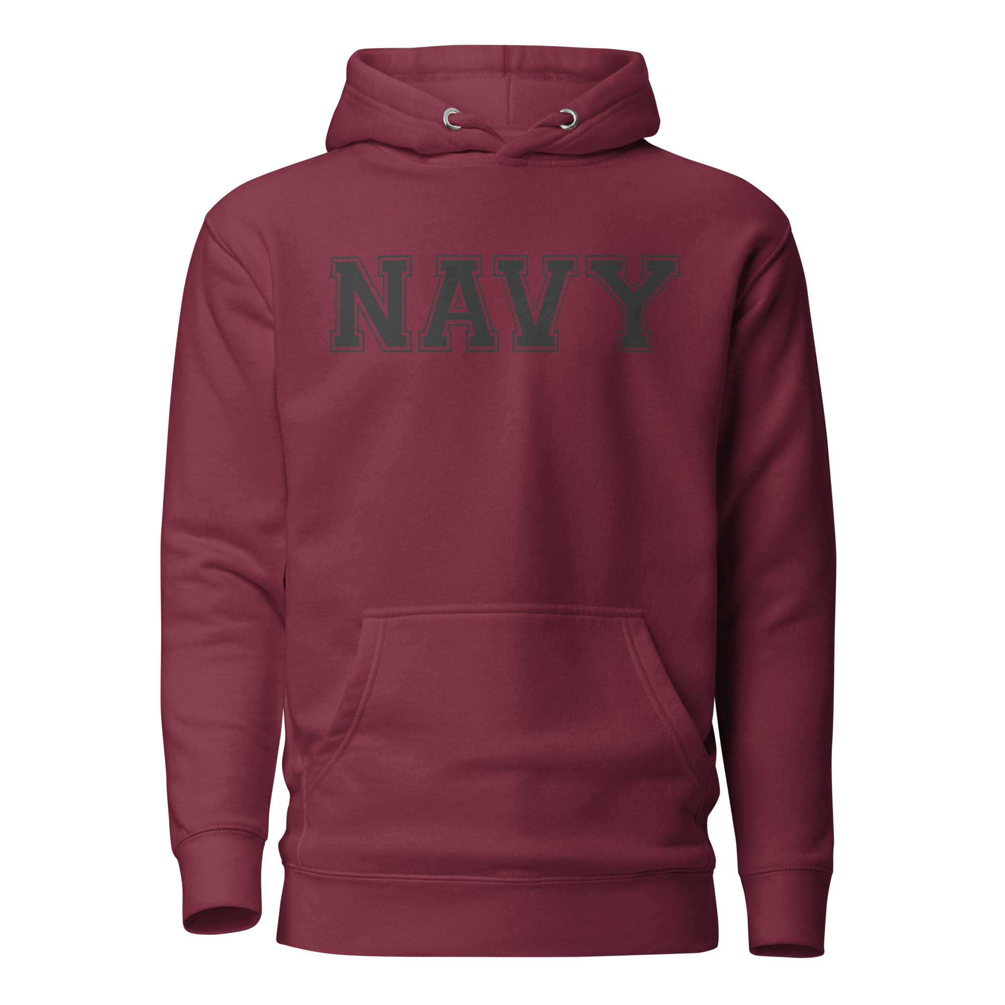 NAVY (varsity black) Unisex Hoodie - Image 4