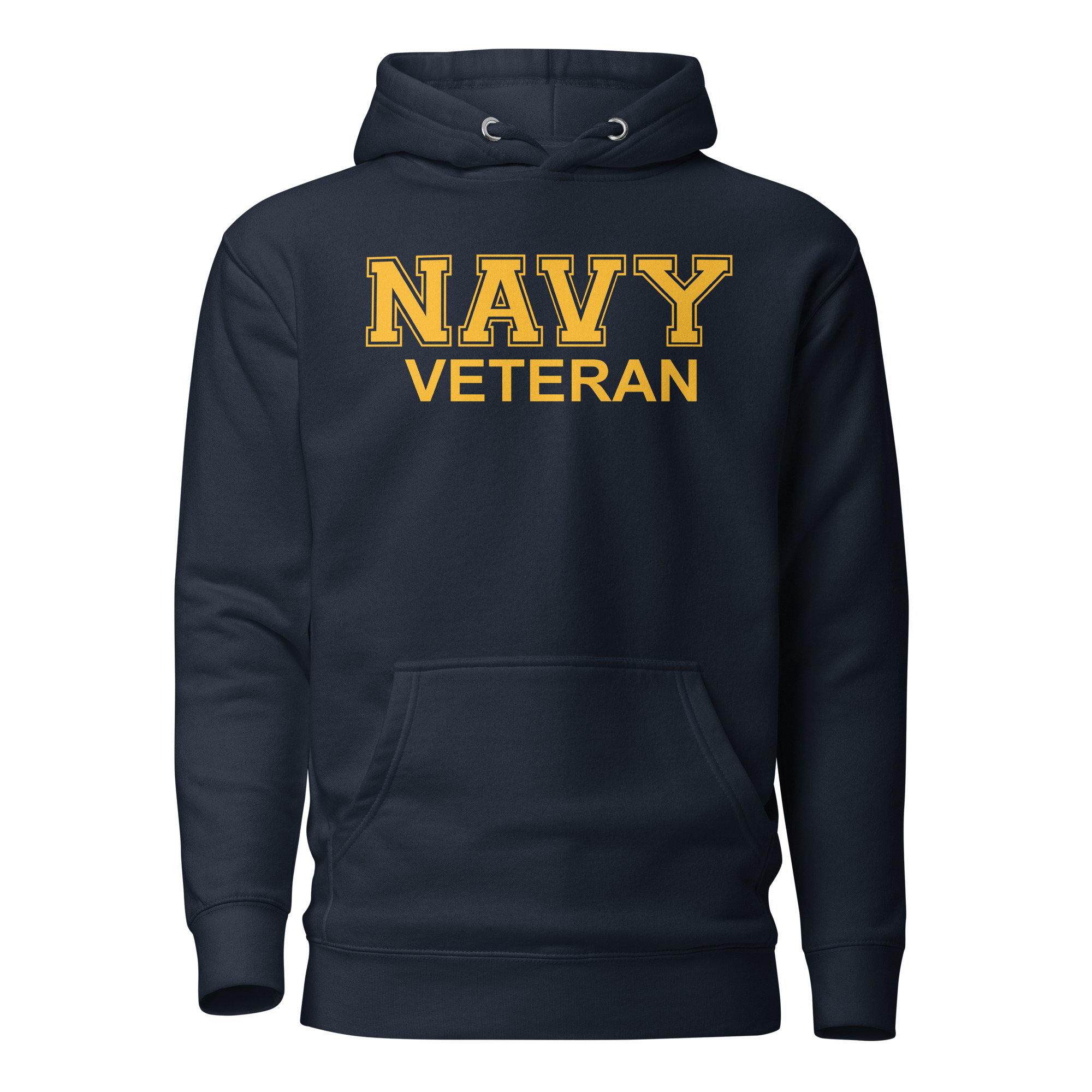 NAVY VETERAN (Yellow ) Unisex Hoodie - Image 4