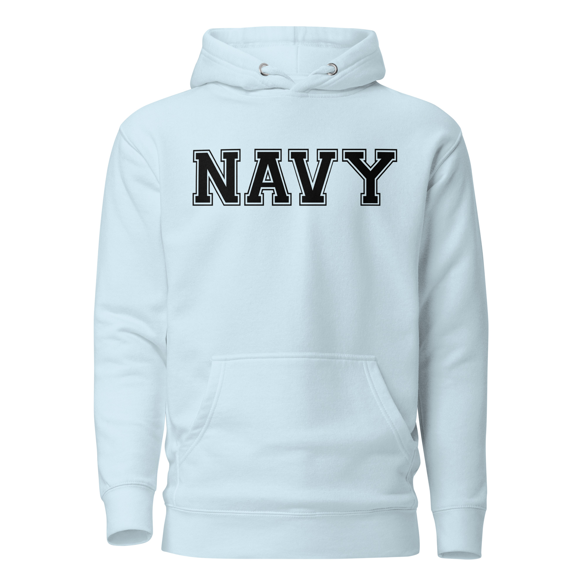 NAVY (varsity black) Unisex Hoodie - Image 8