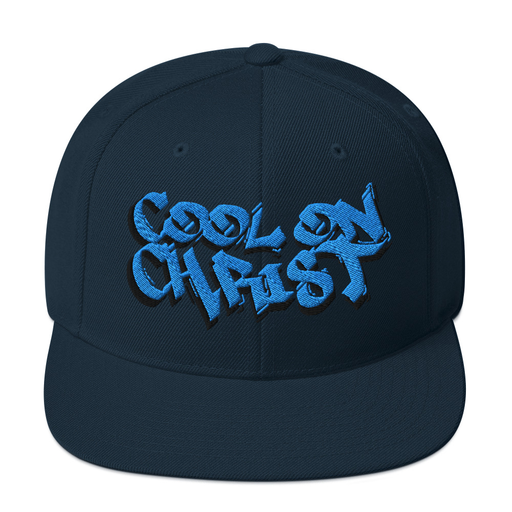 Cool On Christ Grafitti with Shadow Snapback Hat