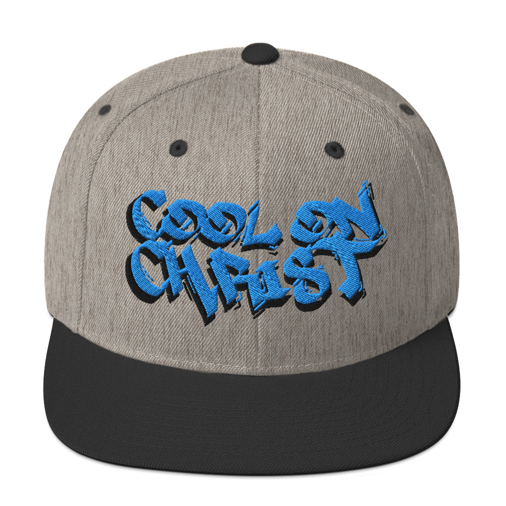 Cool On Christ Grafitti with Shadow Snapback Hat - Image 35