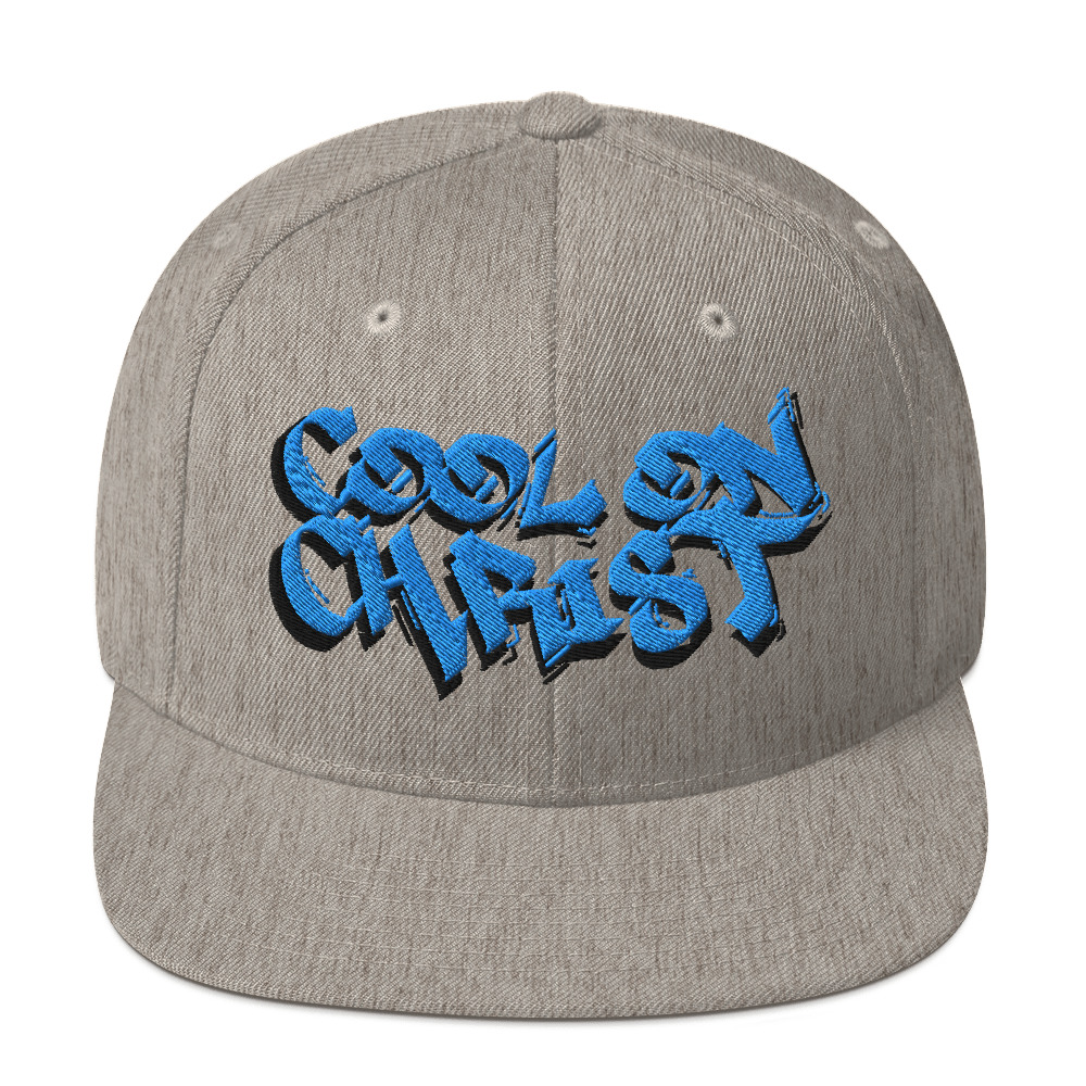 Cool On Christ Grafitti with Shadow Snapback Hat - Image 41