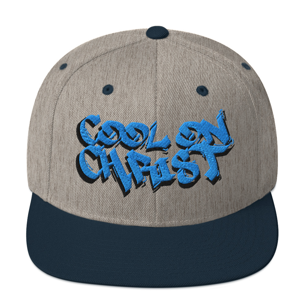 Cool On Christ Grafitti with Shadow Snapback Hat - Image 38