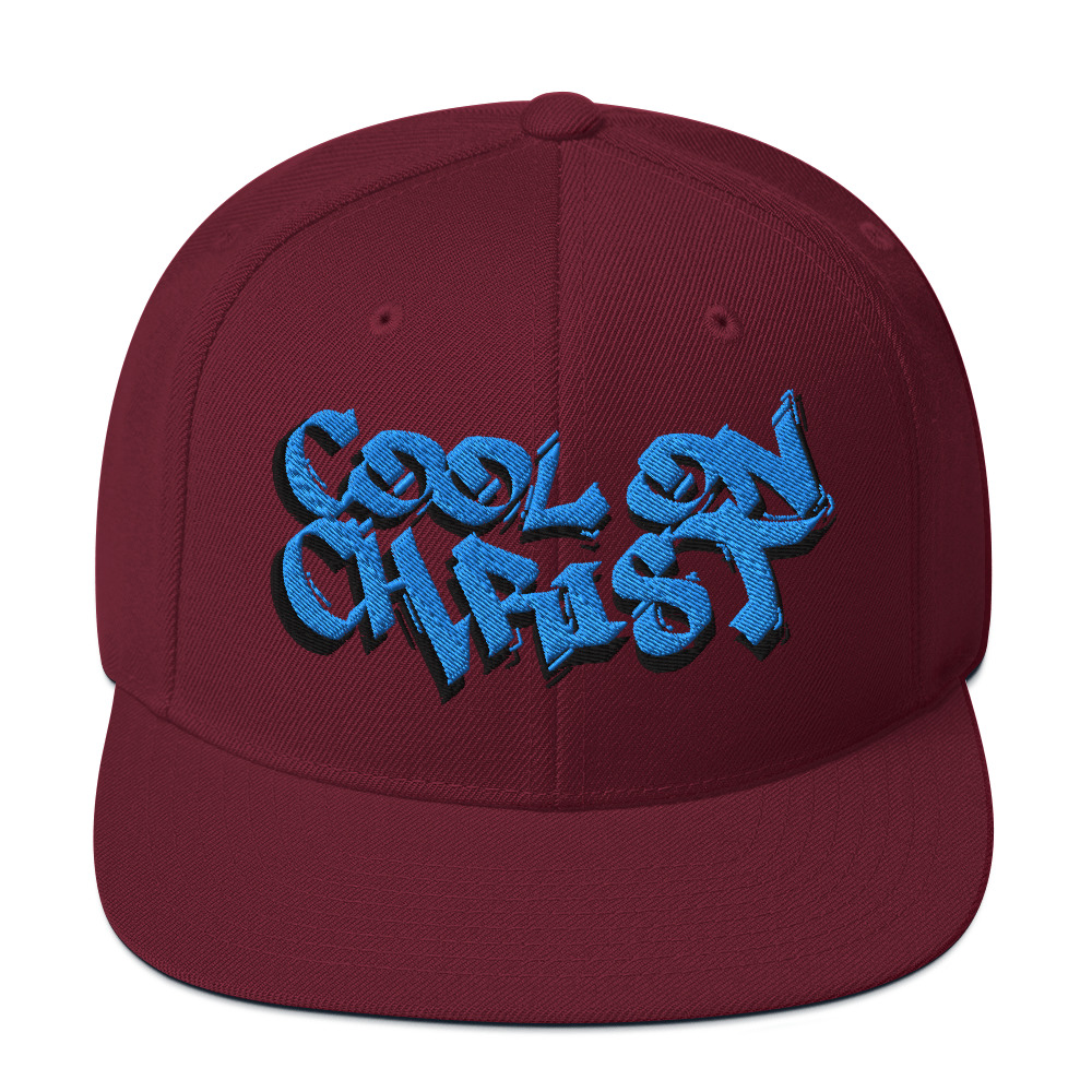 Cool On Christ Grafitti with Shadow Snapback Hat - Image 20
