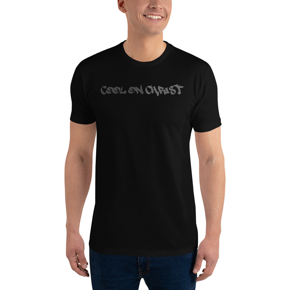 Cool On Christ Grafitti Fitted Short Sleeve T-shirt
