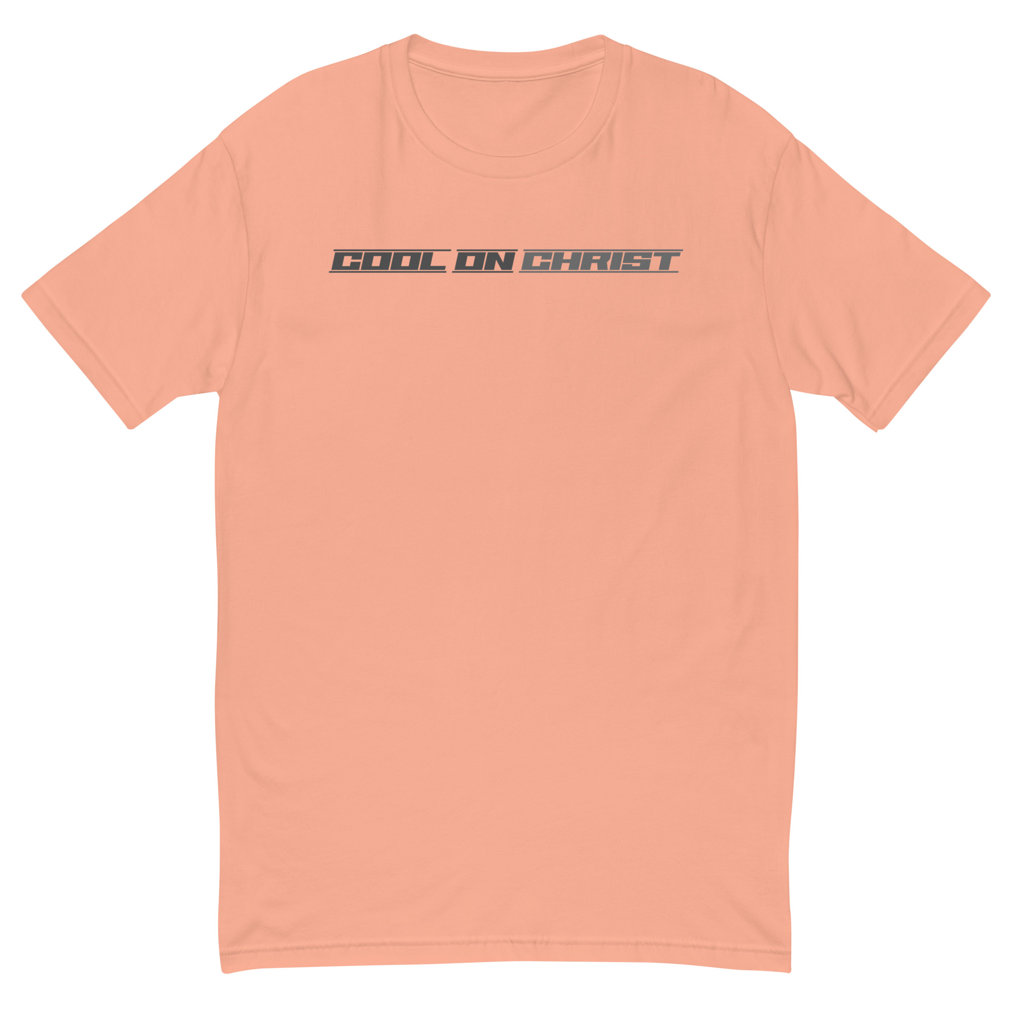 Cool On Christ Modern Grey Fitted Short Sleeve T-shirt - Image 6