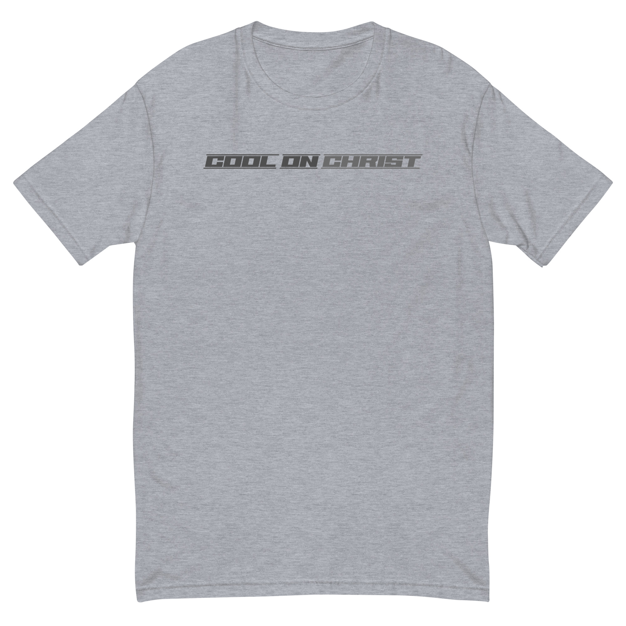 Cool On Christ Modern Grey Fitted Short Sleeve T-shirt - Image 5