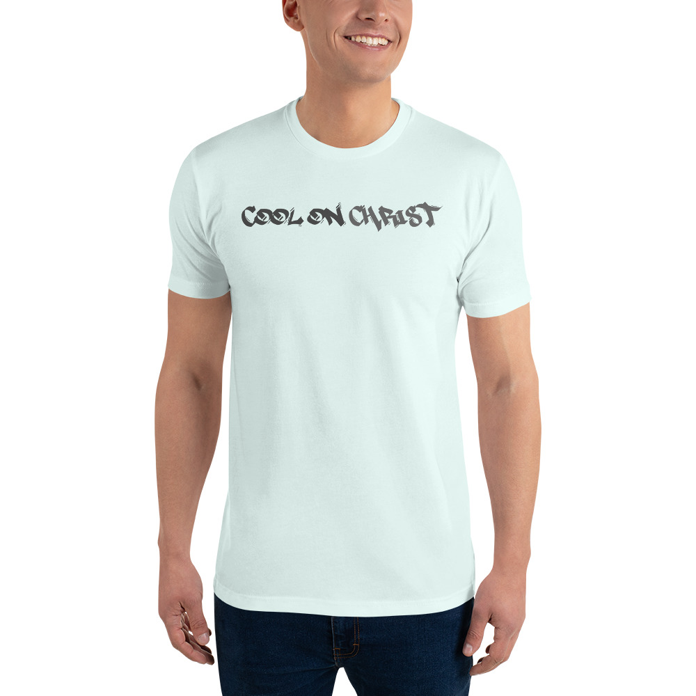 Cool On Christ Grafitti Fitted Short Sleeve T-shirt - Image 5