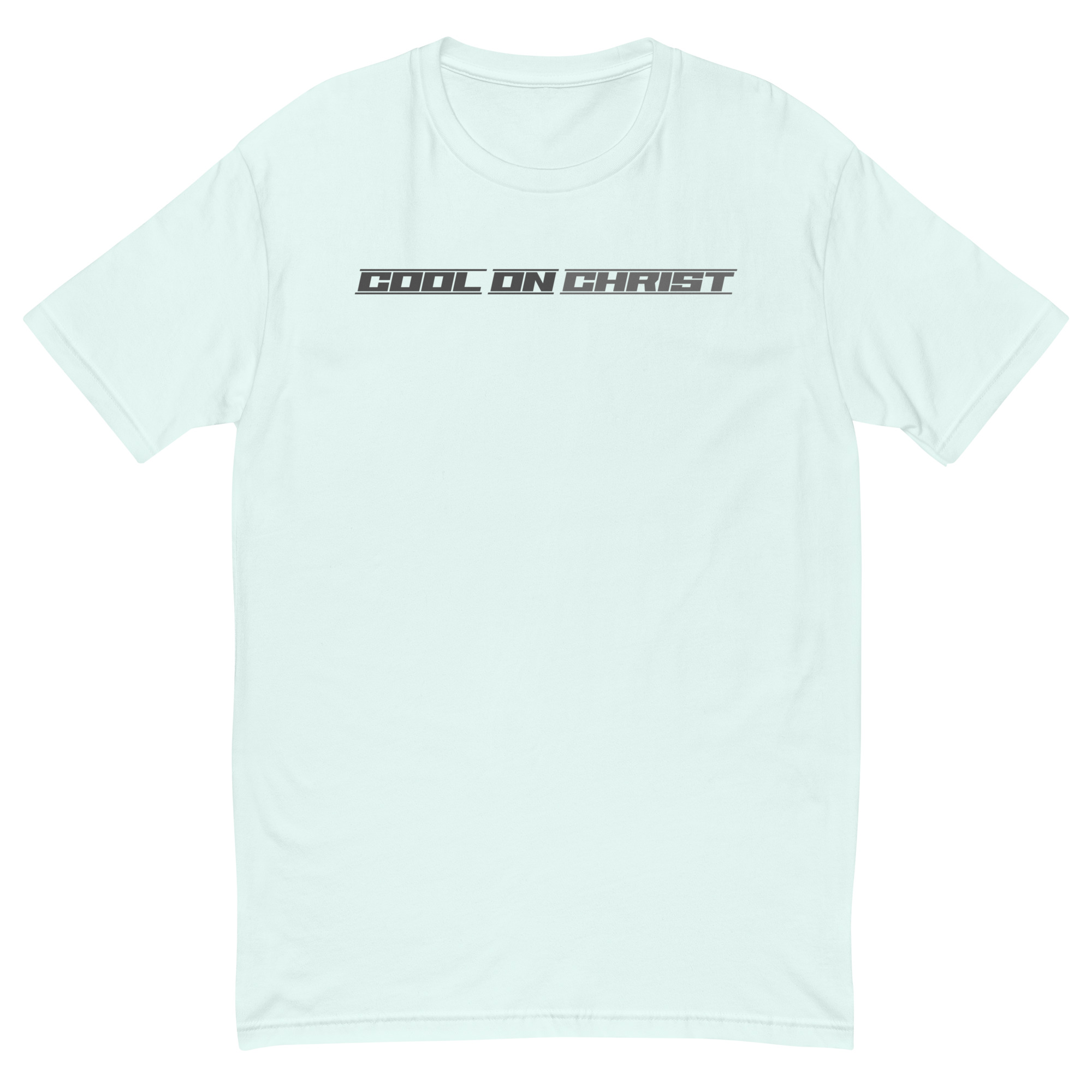 Cool On Christ Modern Grey Fitted Short Sleeve T-shirt - Image 7
