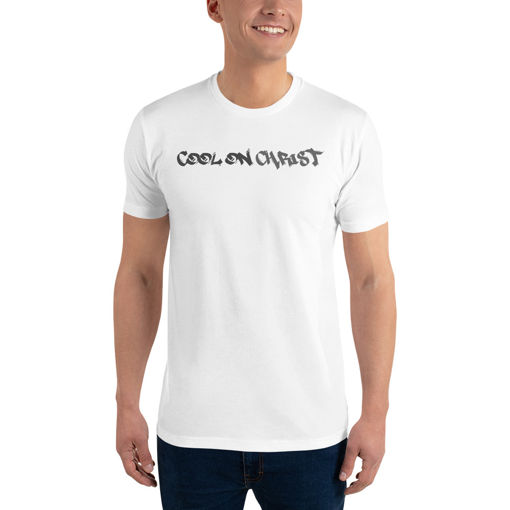 Cool On Christ Grafitti Fitted Short Sleeve T-shirt - Image 6
