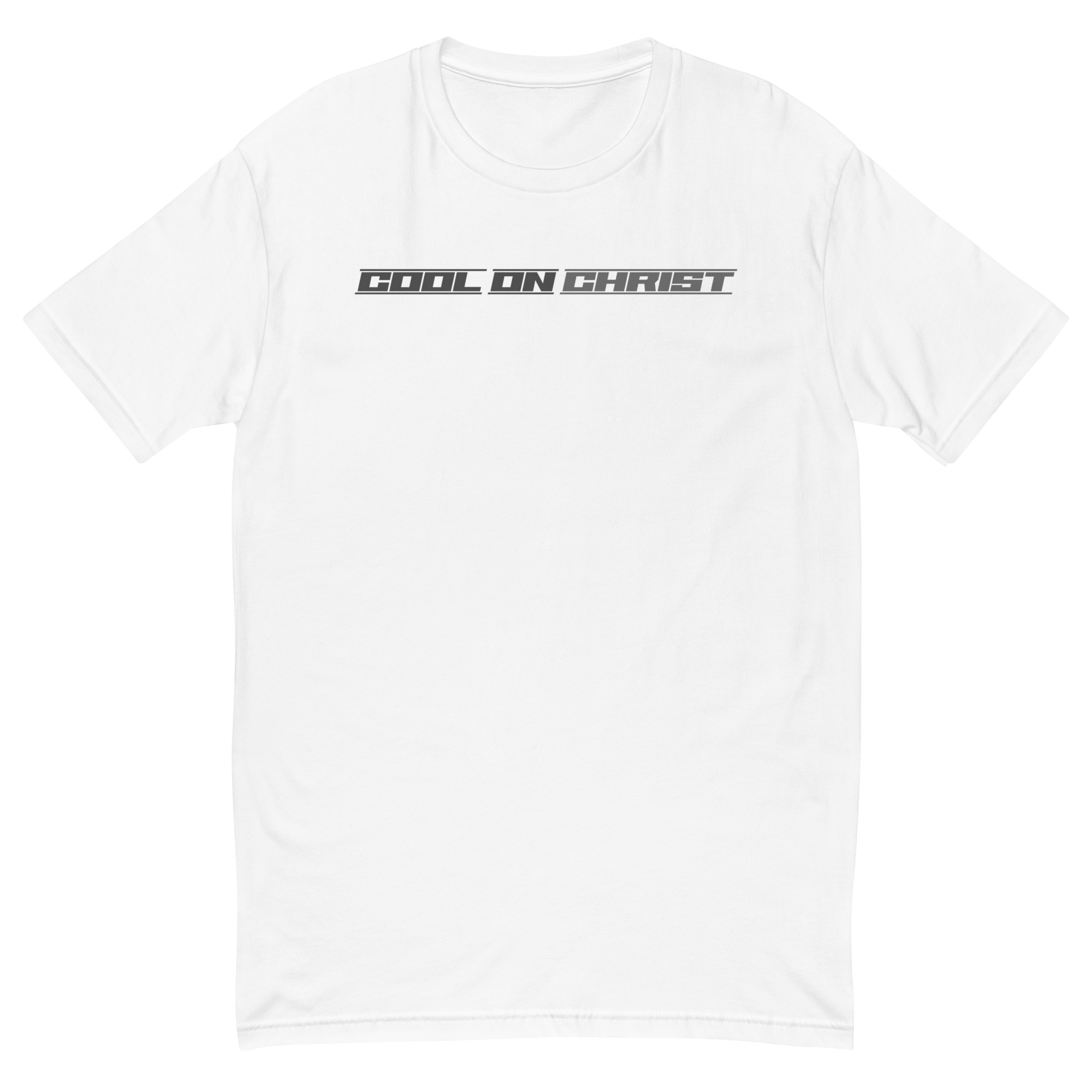 Cool On Christ Modern Grey Fitted Short Sleeve T-shirt - Image 8