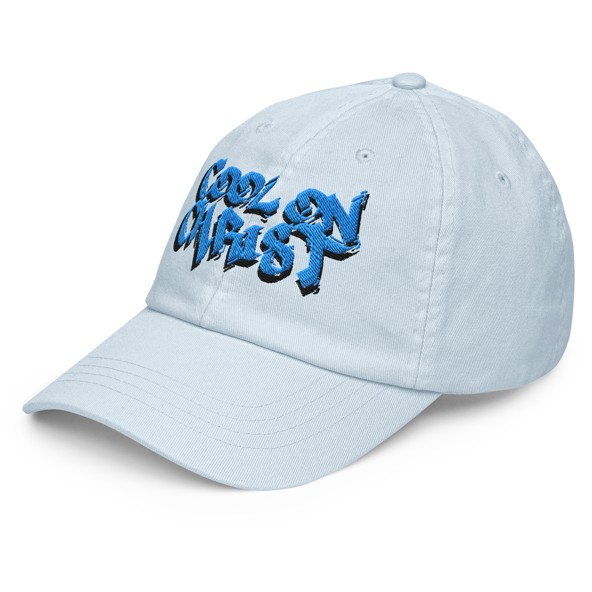 Cool On Christ Grafitti with Shadow Pastel baseball hat - Image 9