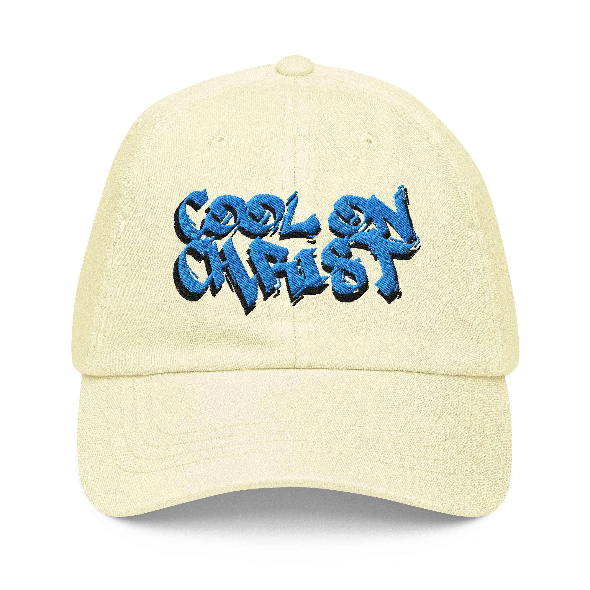 Cool On Christ Grafitti with Shadow Pastel baseball hat - Image 14