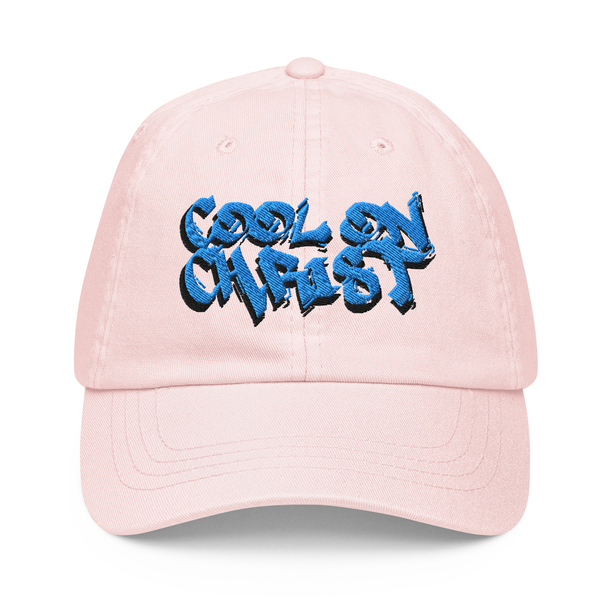 Cool On Christ Grafitti with Shadow Pastel baseball hat - Image 10