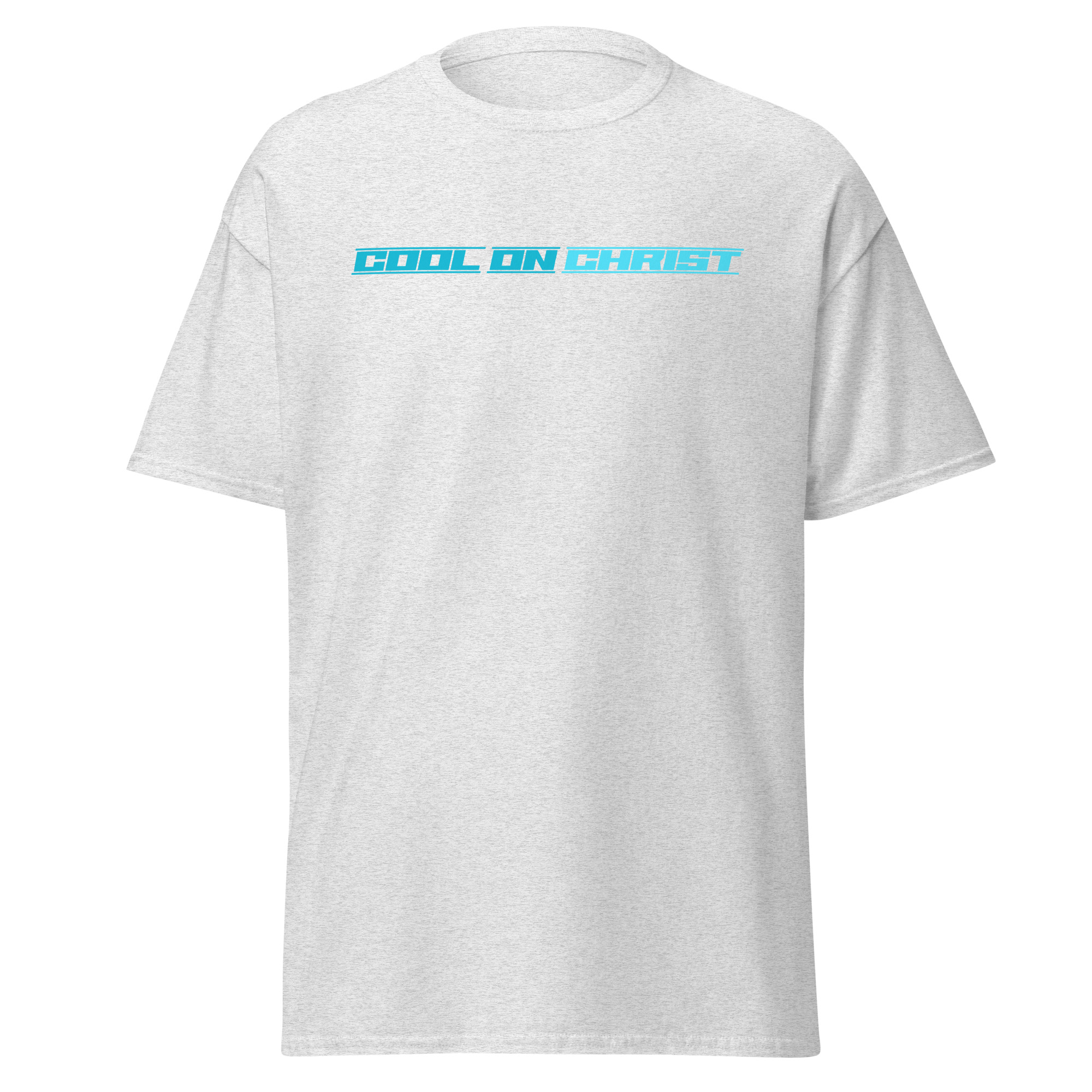 COOL ON CHRIST Modern Blue Unisex Gildan classic tee - Image 11